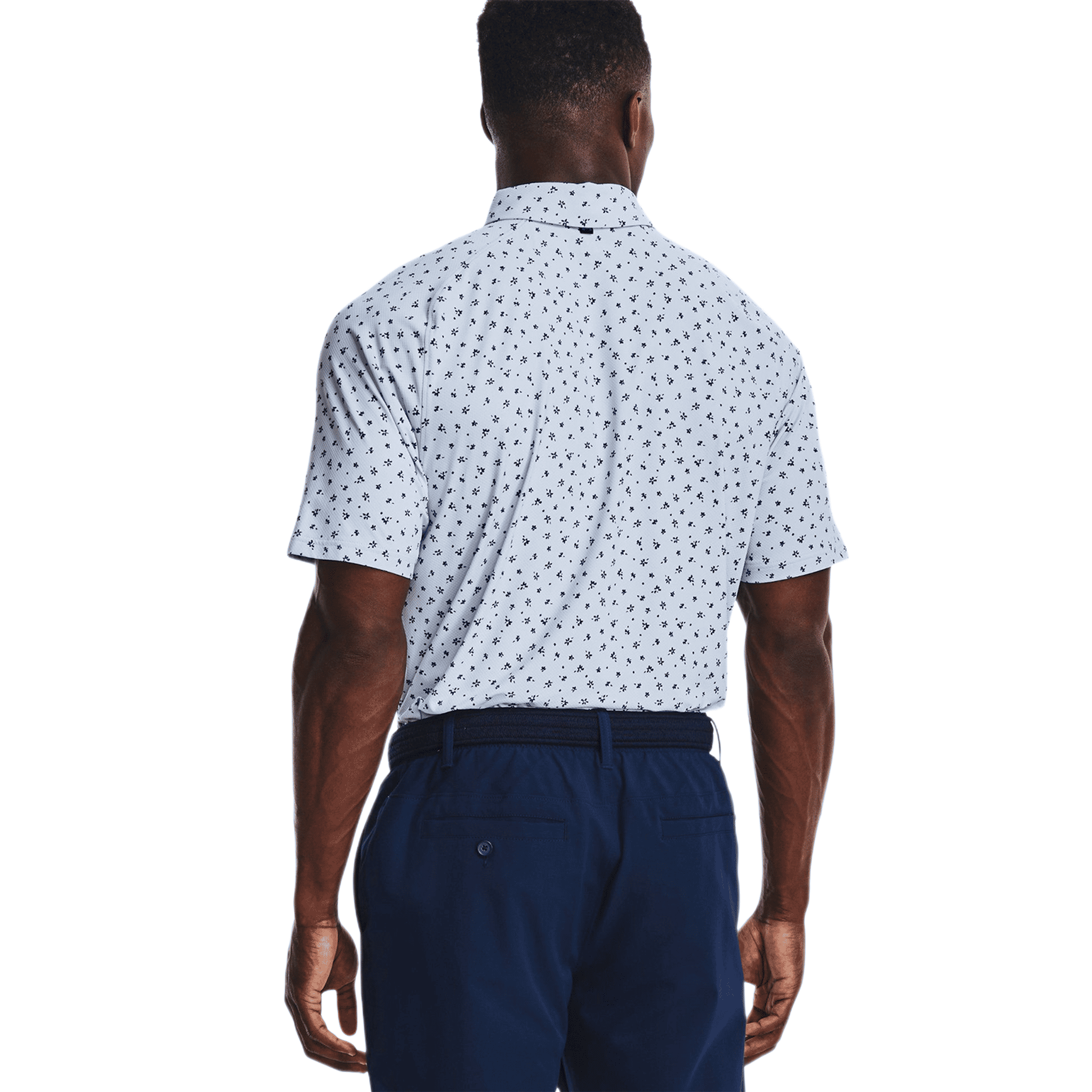 Under Armour Polo Kurzarm Iso-Chill Floral Dash Hellblau Herren Herren