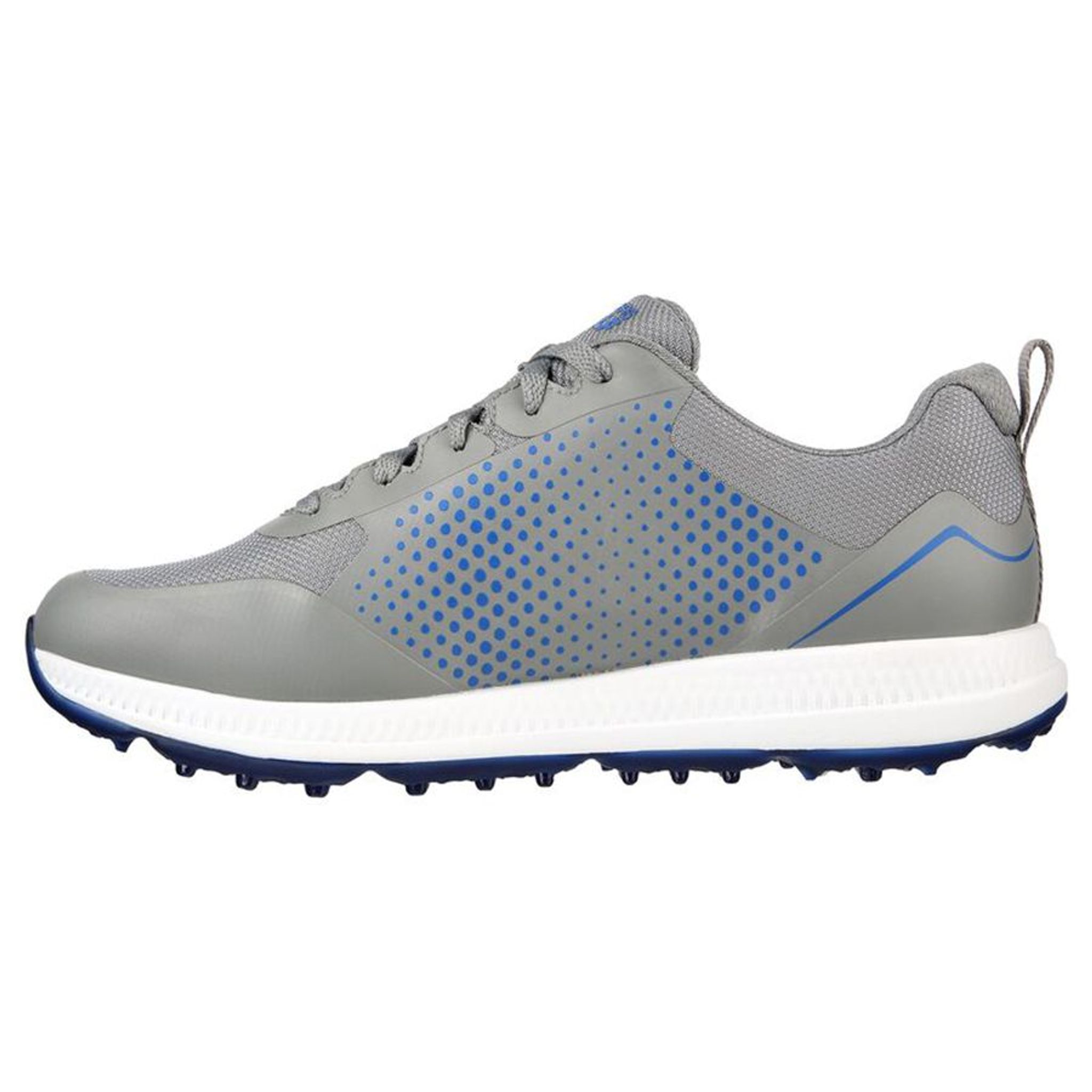 Skechers M GO GOLF ELITE 5 - Grey Synthetic/Textile/Blue Tr Herren