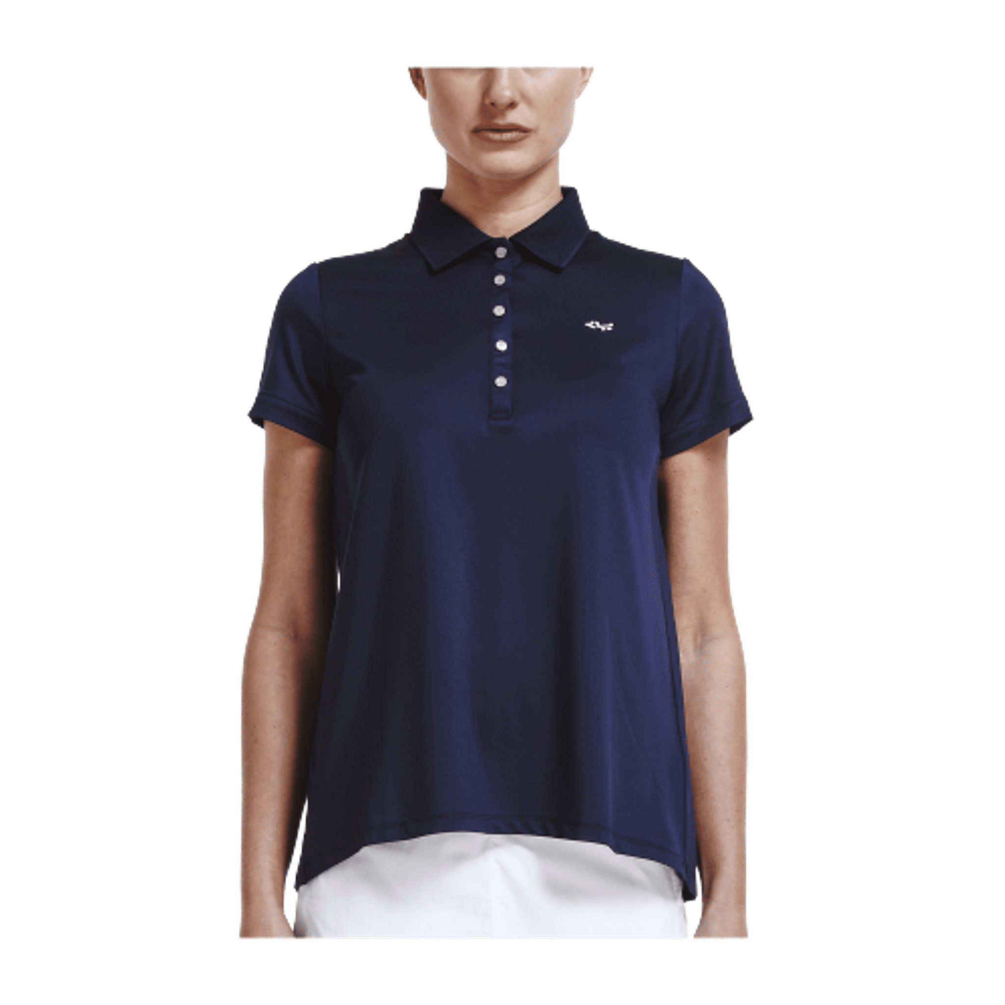 Röhnisch Polo Pleated Indigo Night Damen