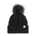 Röhnisch W Haube Pom Braid Schwarz Damen