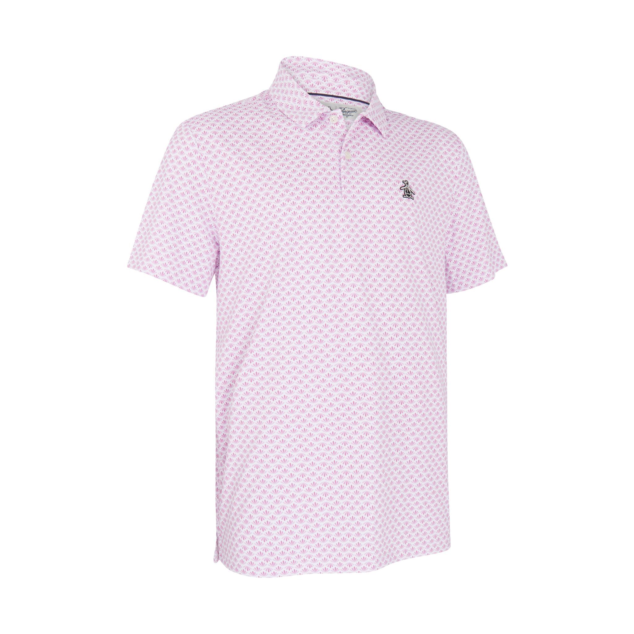 Original Penguin Polo SS Retro Geo Print Herren