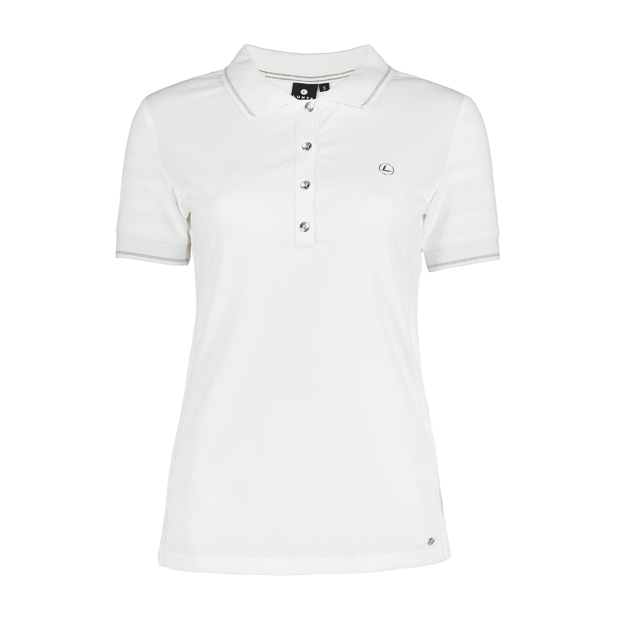 Luhta W Polo Shirts Eriksdal Optic White Damen