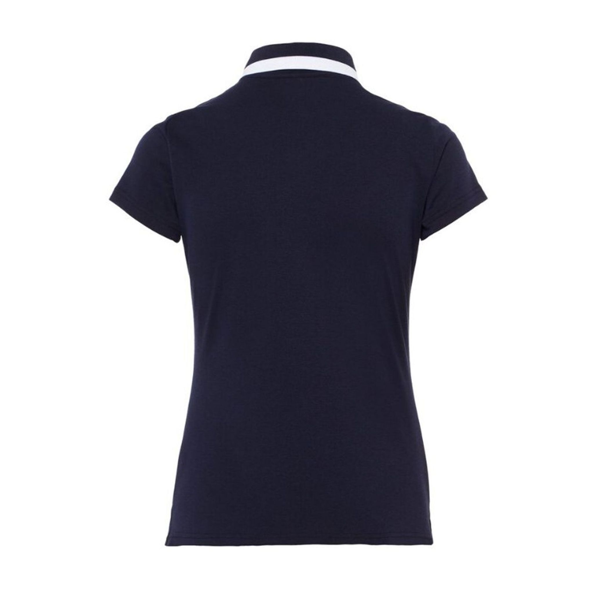 J. Lindeberg W Alve-Cotton Poly Polo Navy Melange Damen