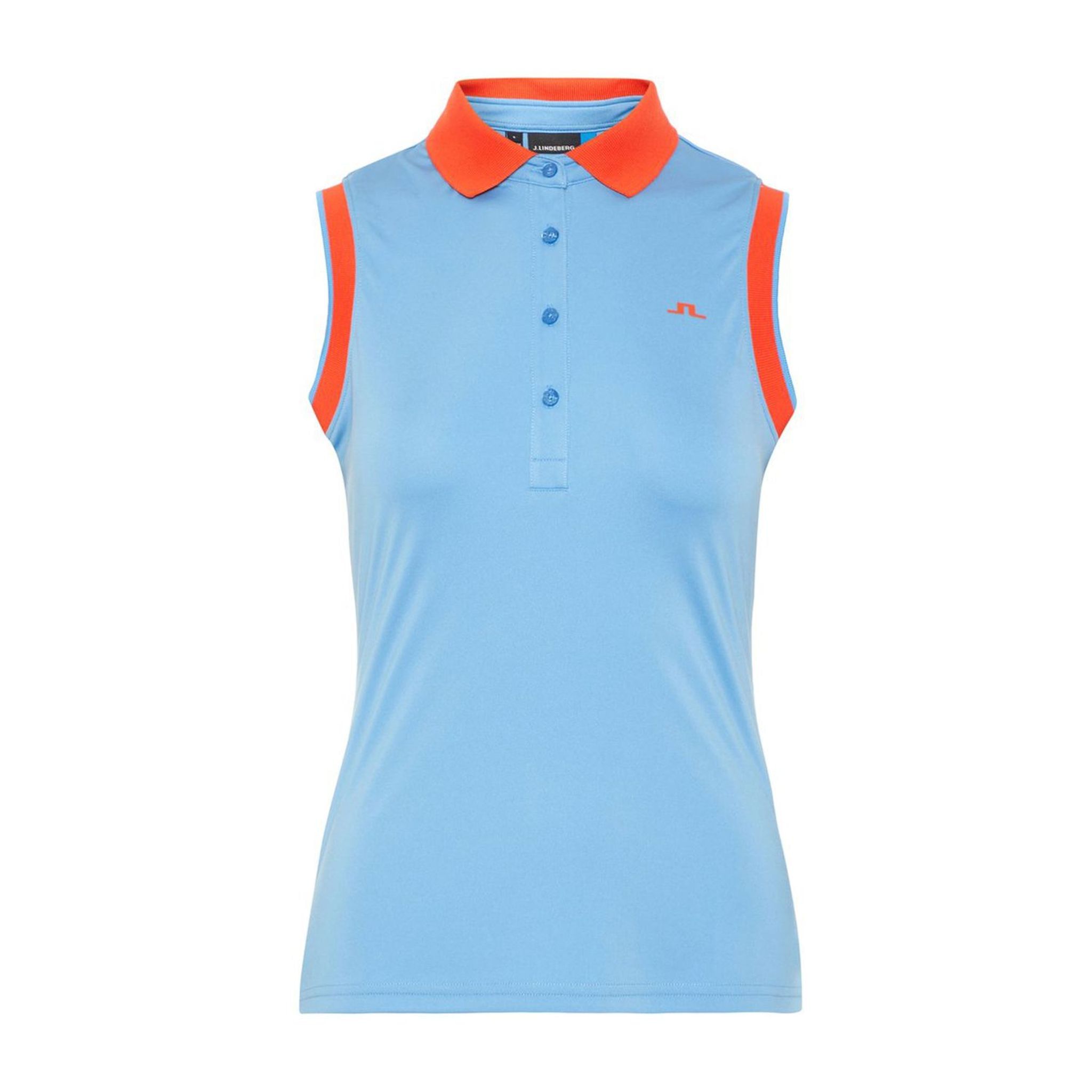 J. Lindeberg W Lyla-TX Coolmax Polo Lake Blue Damen