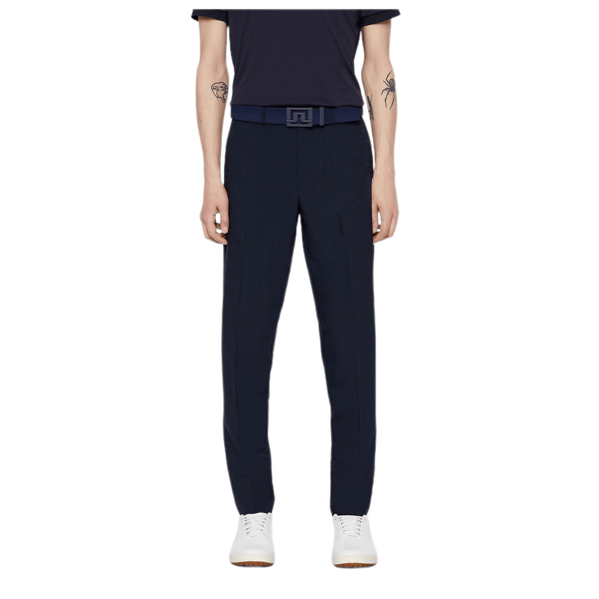 J. Lindeberg M Will-Light Jaquard Hose JL Navy Herren