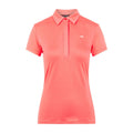 J. Lindeberg W Sue SS Polo Tropical Coral Damen