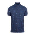 J. Lindeberg M Glen Regular Fit SS Polo JL Bridge Ocean Blue Herren