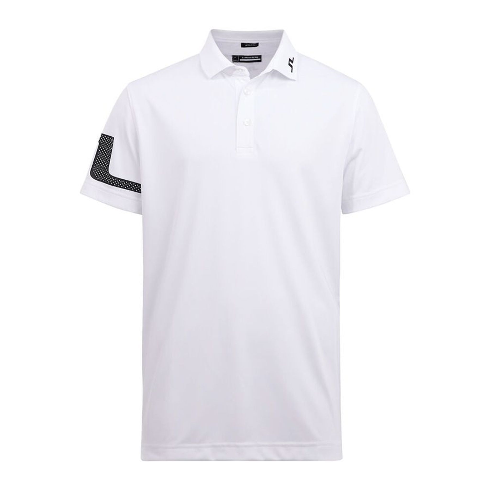 J. Lindeberg M Heath Regular Fit Golf Polo White Herren