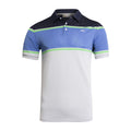 Kjus M Luan CB SS Polo Silber Fog/Waterfall Herren