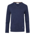 Kjus M Pullover V-Ausschnitt Kirk Atlanta Blau Meliert Herren