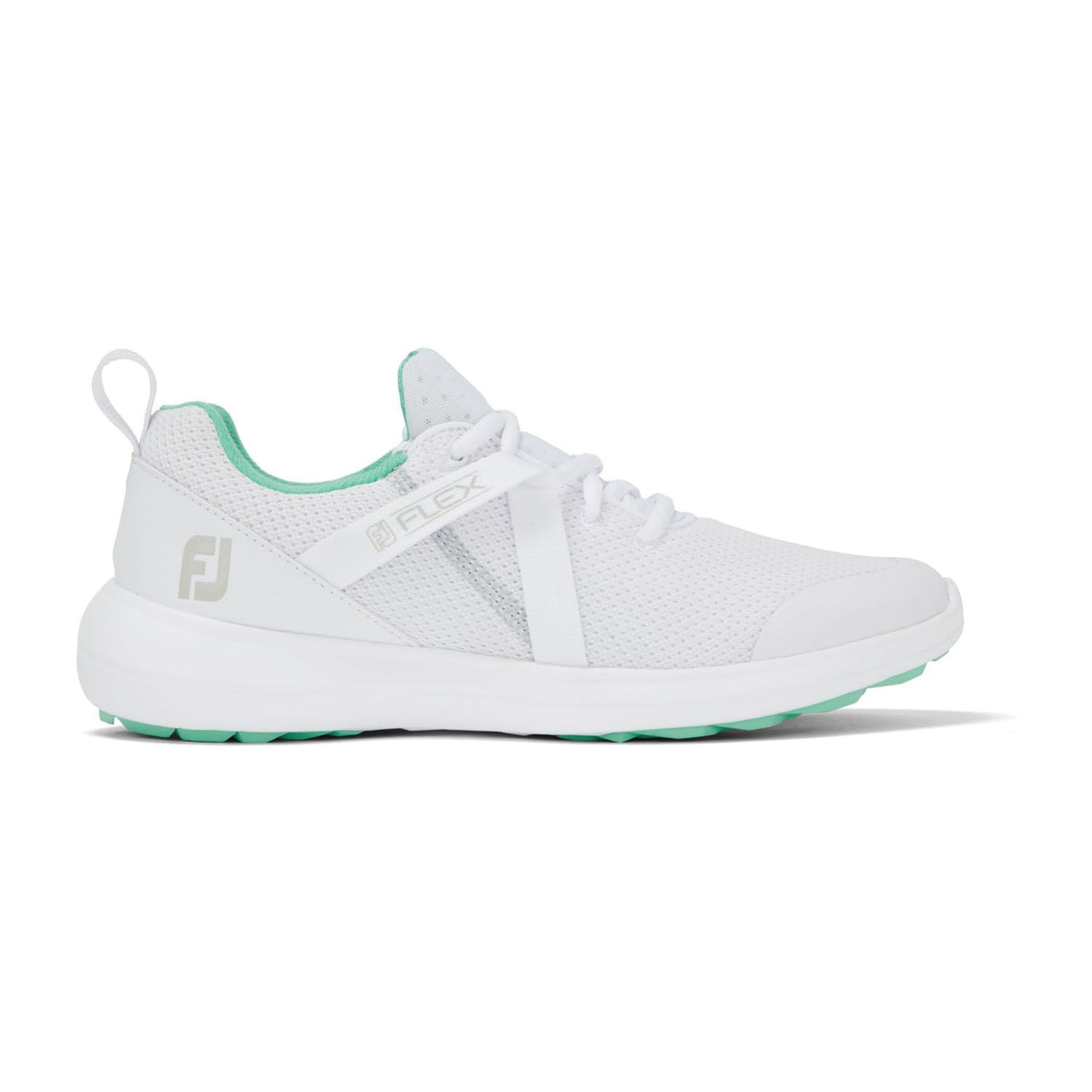 Footjoy W Flex White/Turquoise Damen