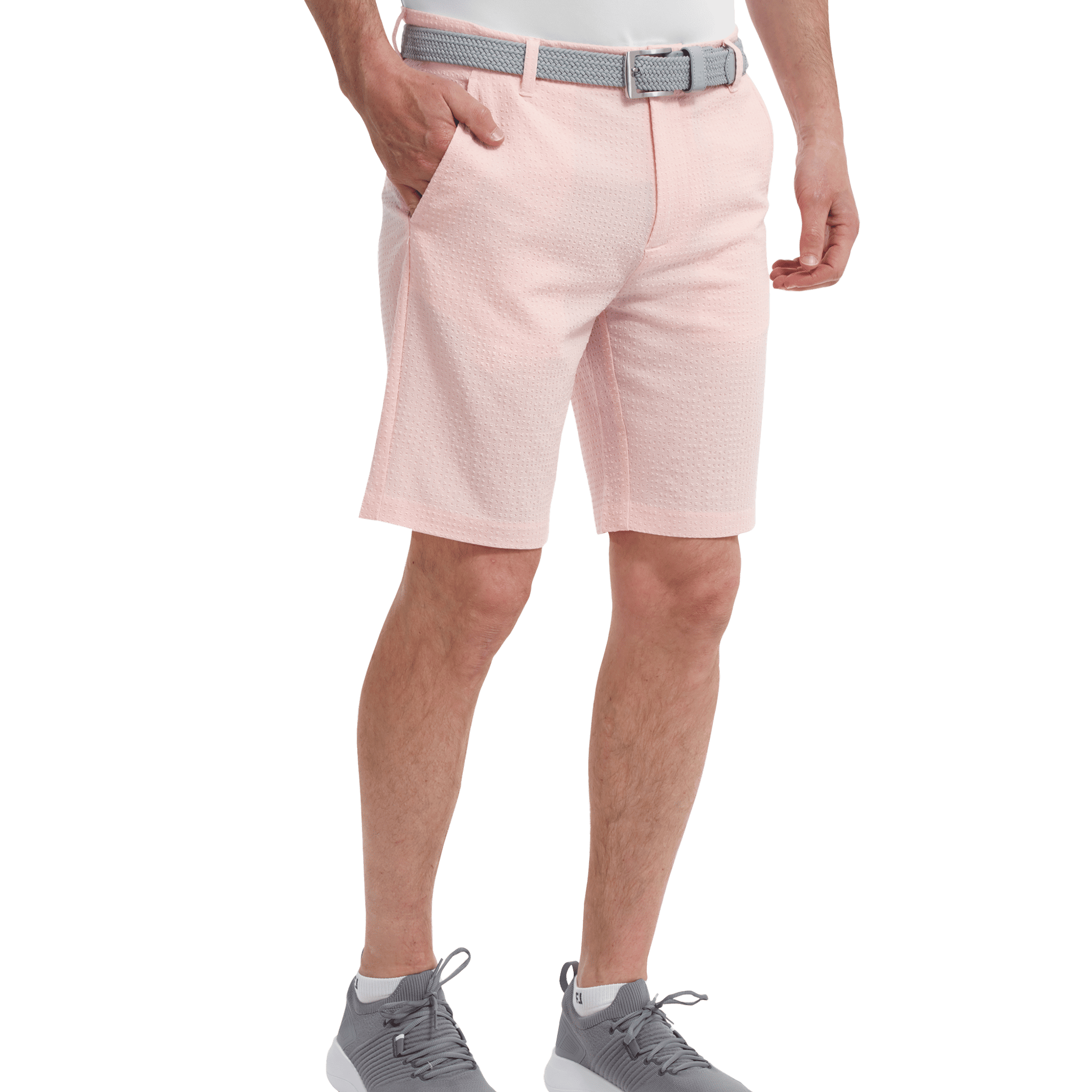 Footjoy M Performance Seersucker Shorts Quartz Pink Herren