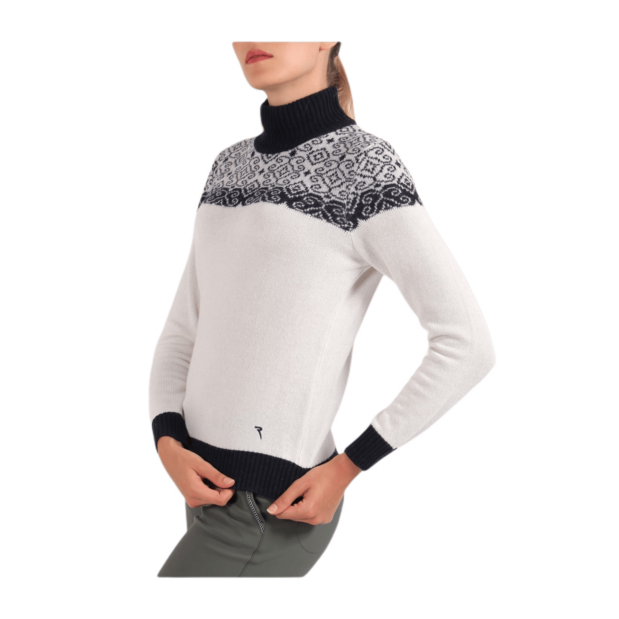 Chervo W Pullover Naka Weiß Damen