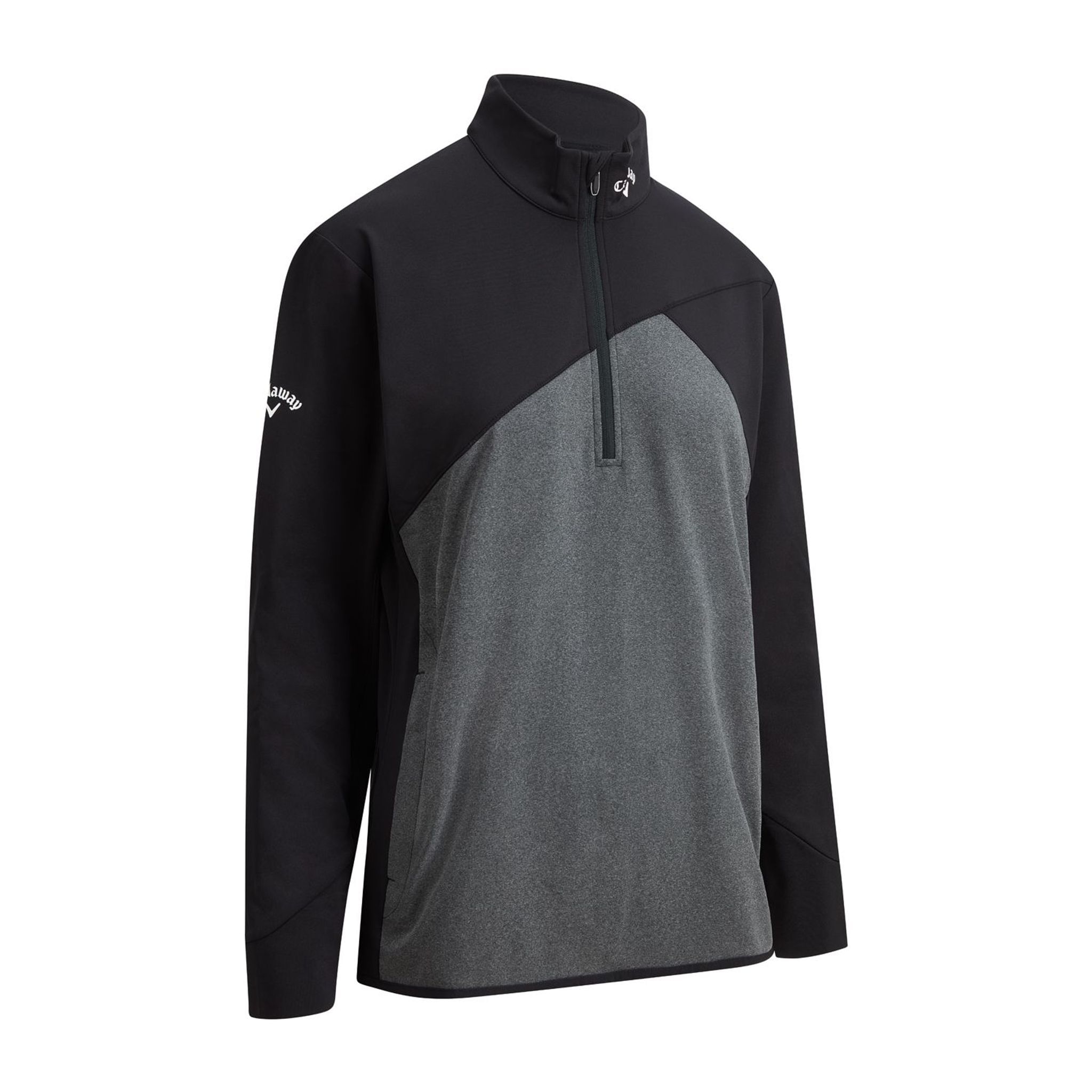 Callaway M 1/2 Zip Layer Emea Ultra Light Schwarz/Grau Herren