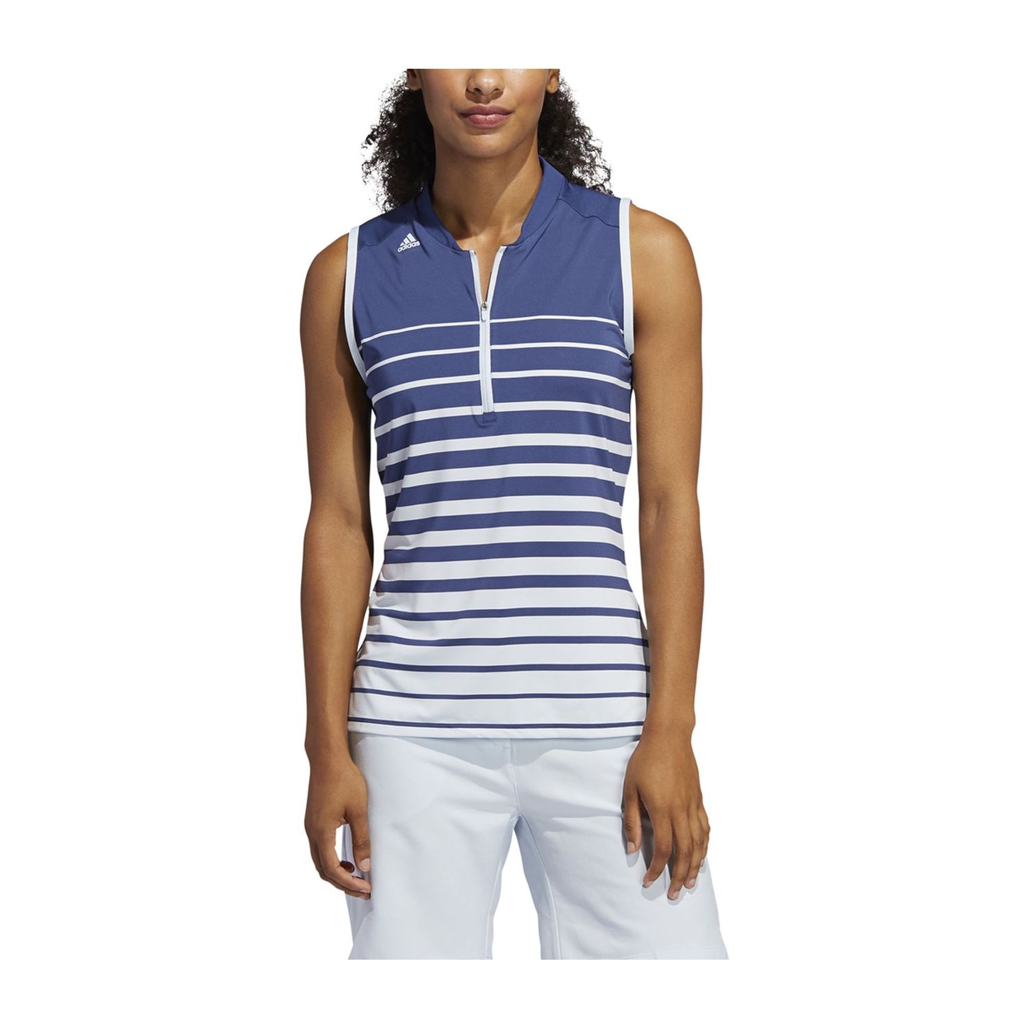 Adidas W Engineered Stripe SL Polo Indigo Damen