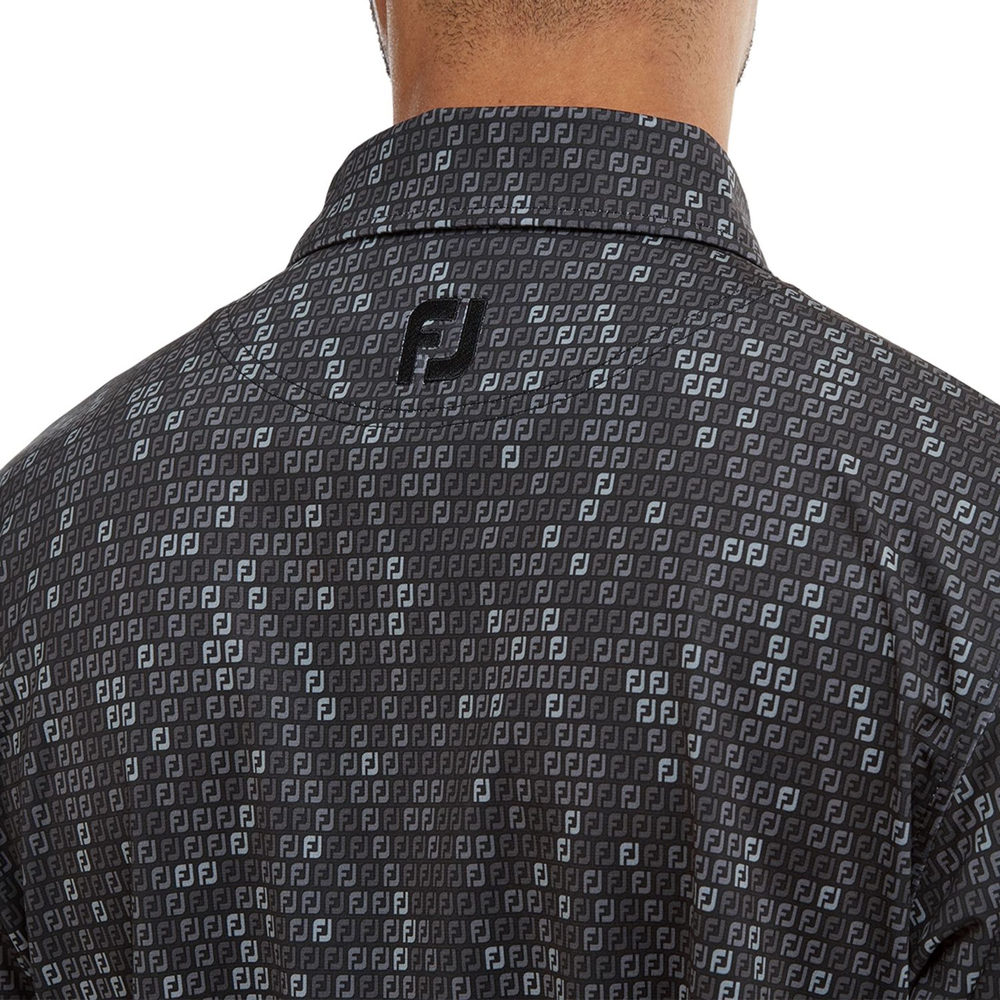 Footjoy Digital Camo Print Lisle Polo Herren