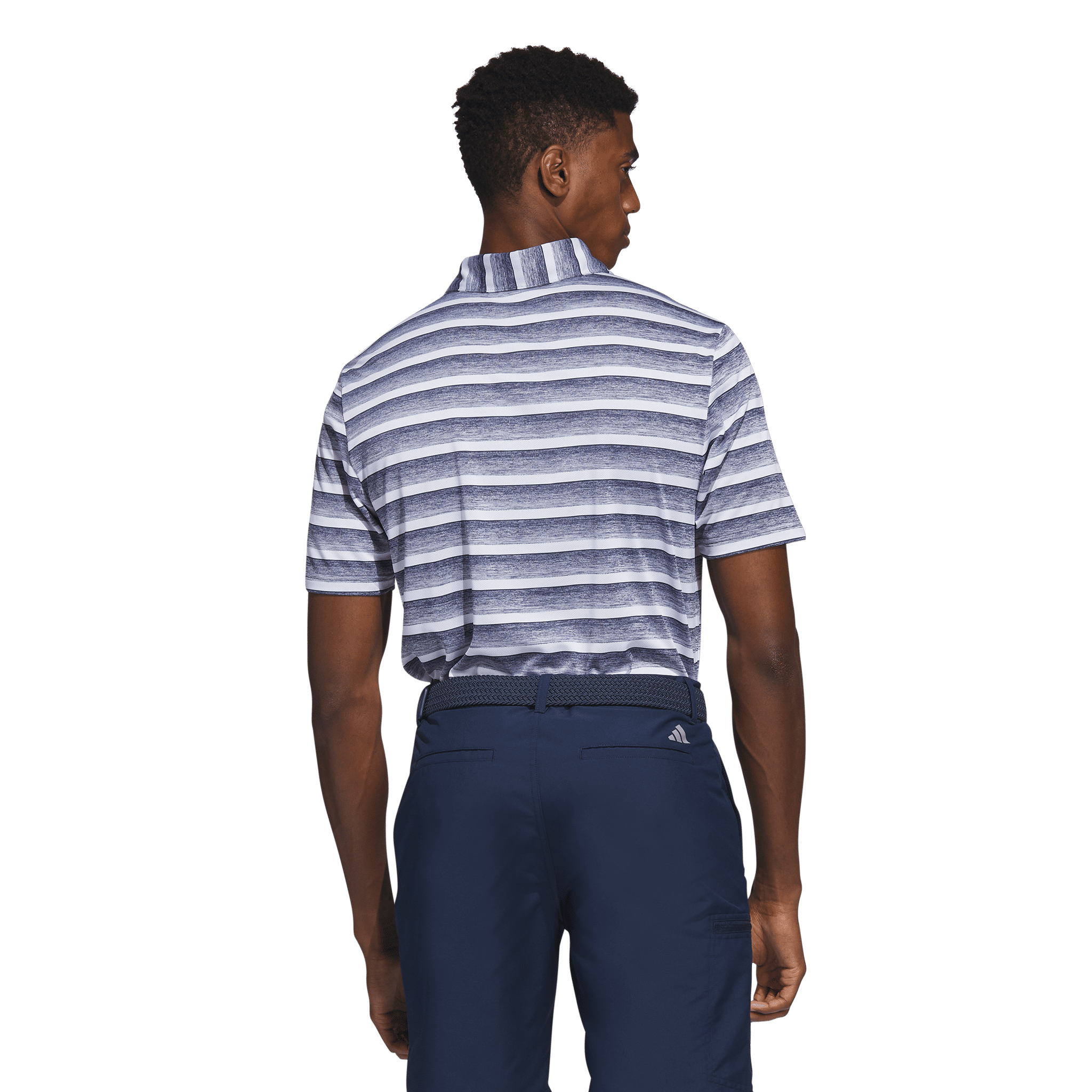 Adidas Two-Color Stripe Poloshirt Herren