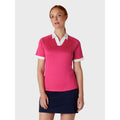 Callaway Short Sleeve V-Placket ColorBL Shirt Damen