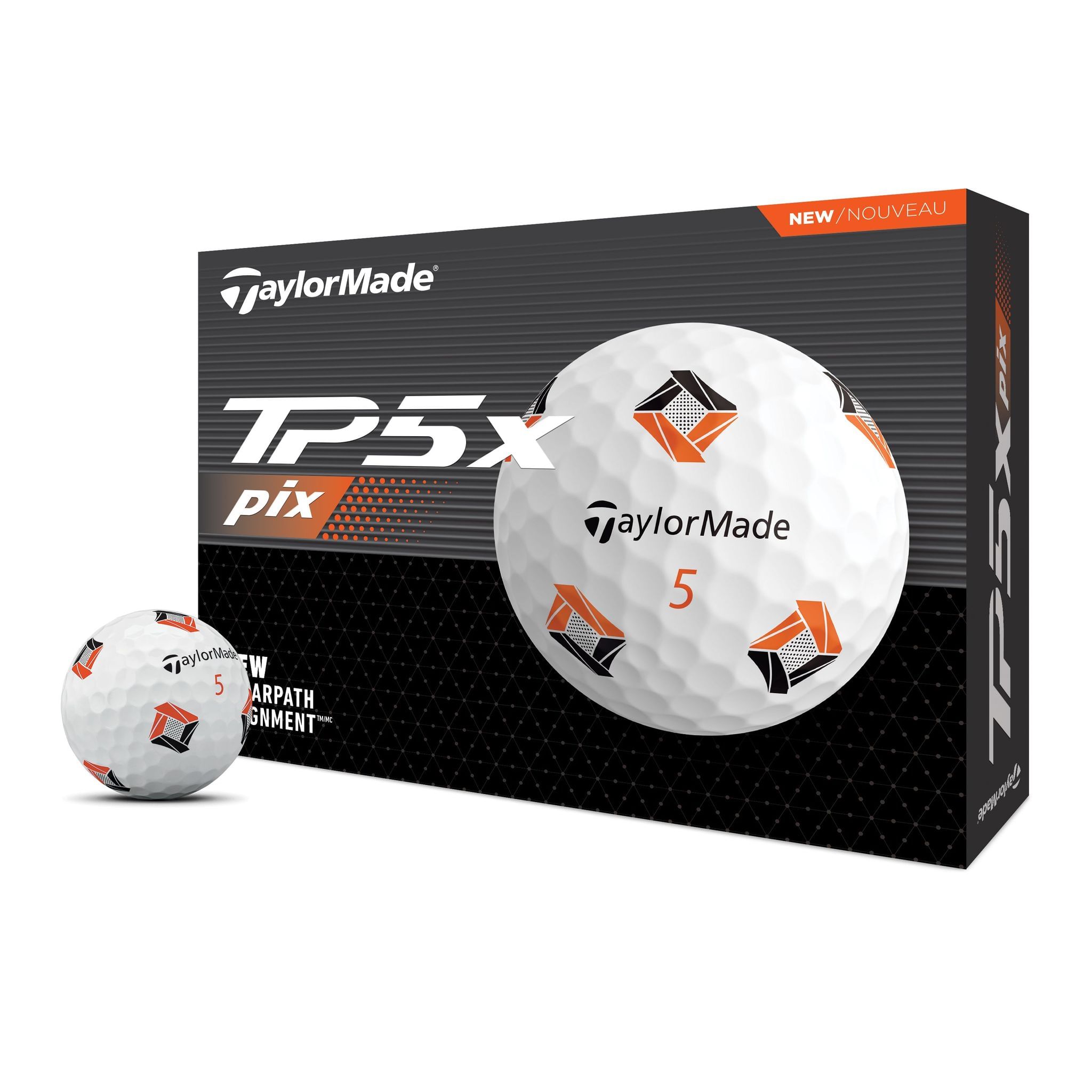 TaylorMade TP5x pix 3.0 Golfbälle