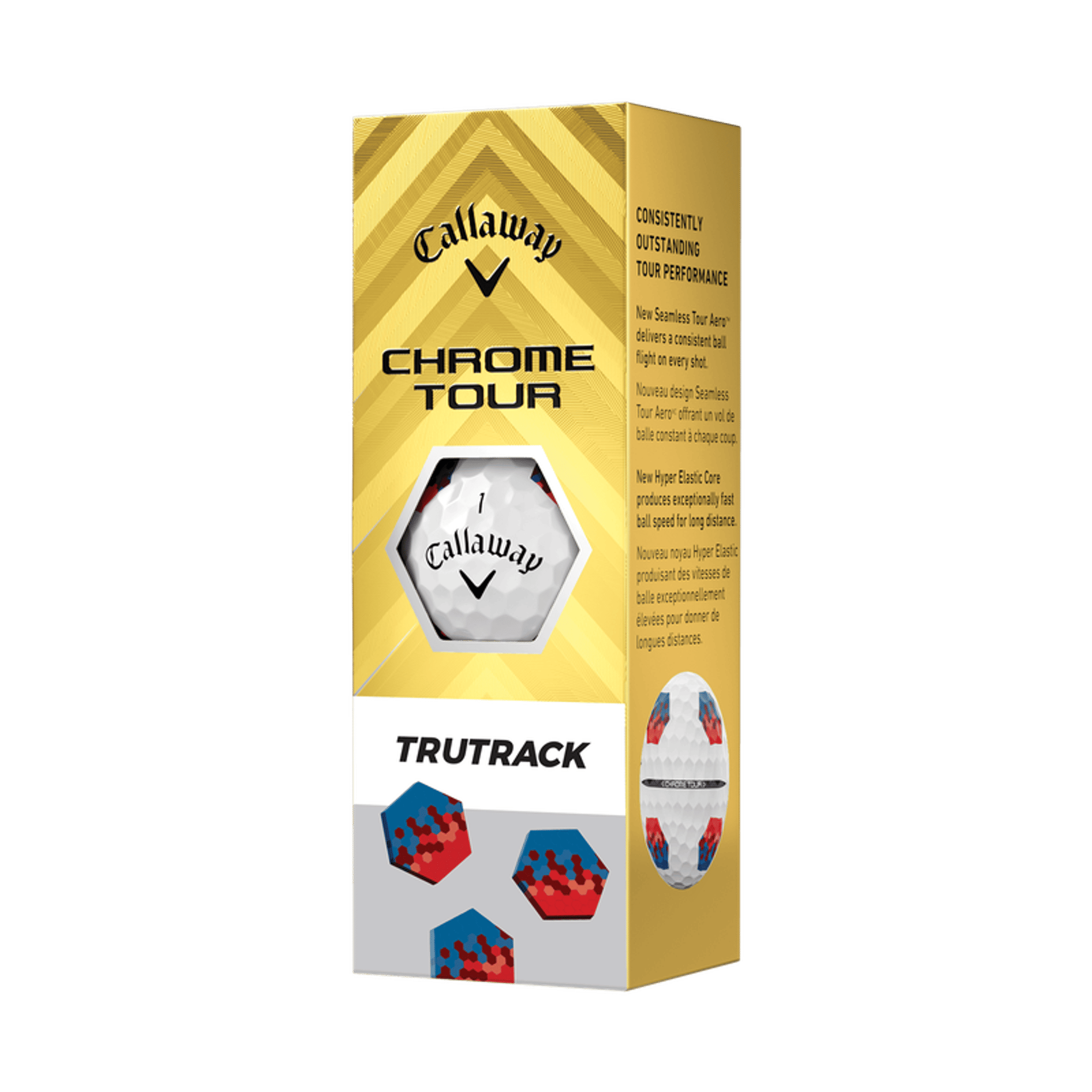 Callaway Chrome Tour TruTrack [12 Stück] Golfbälle (2024)