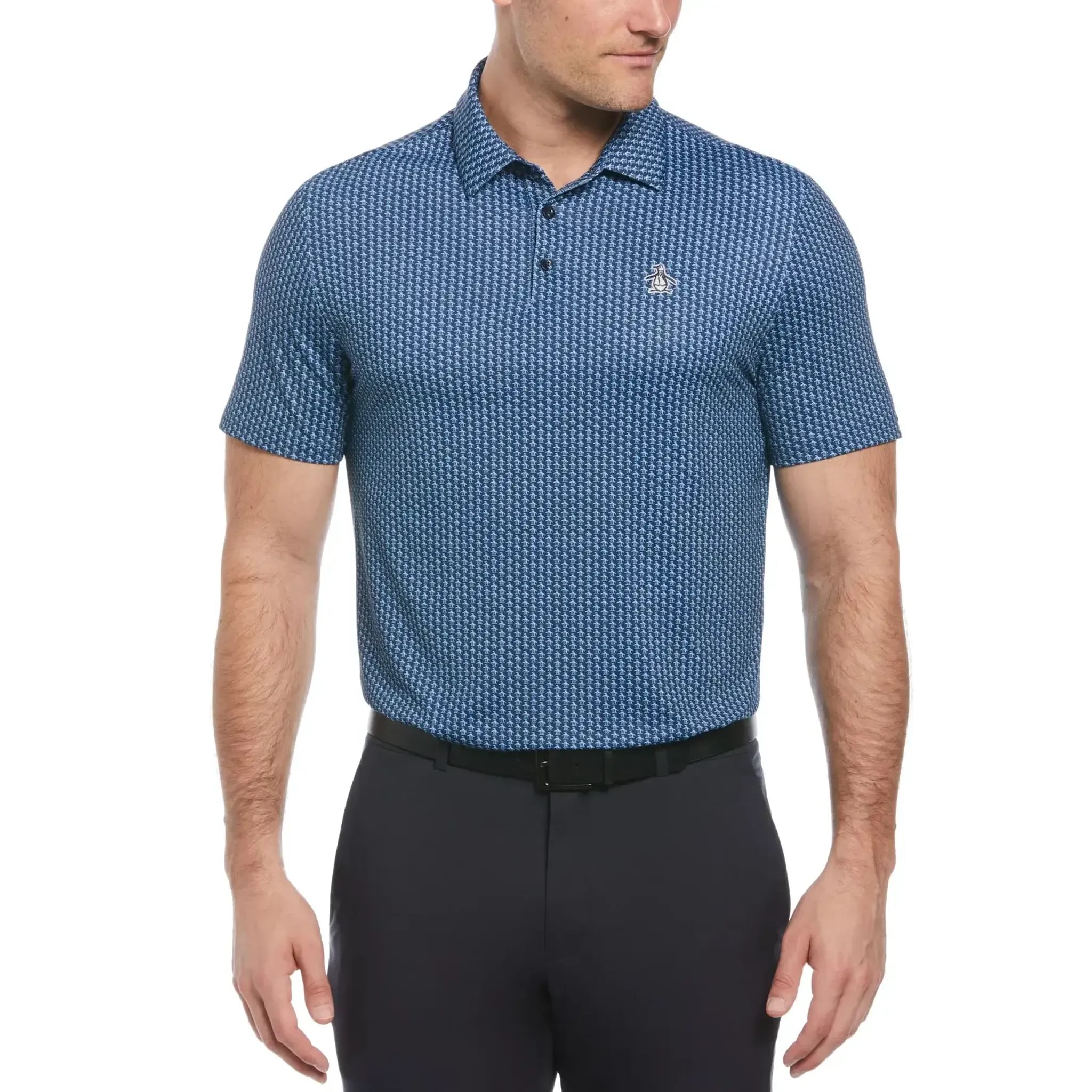 Original Penguin The All-Over Pete Print Polo Herren