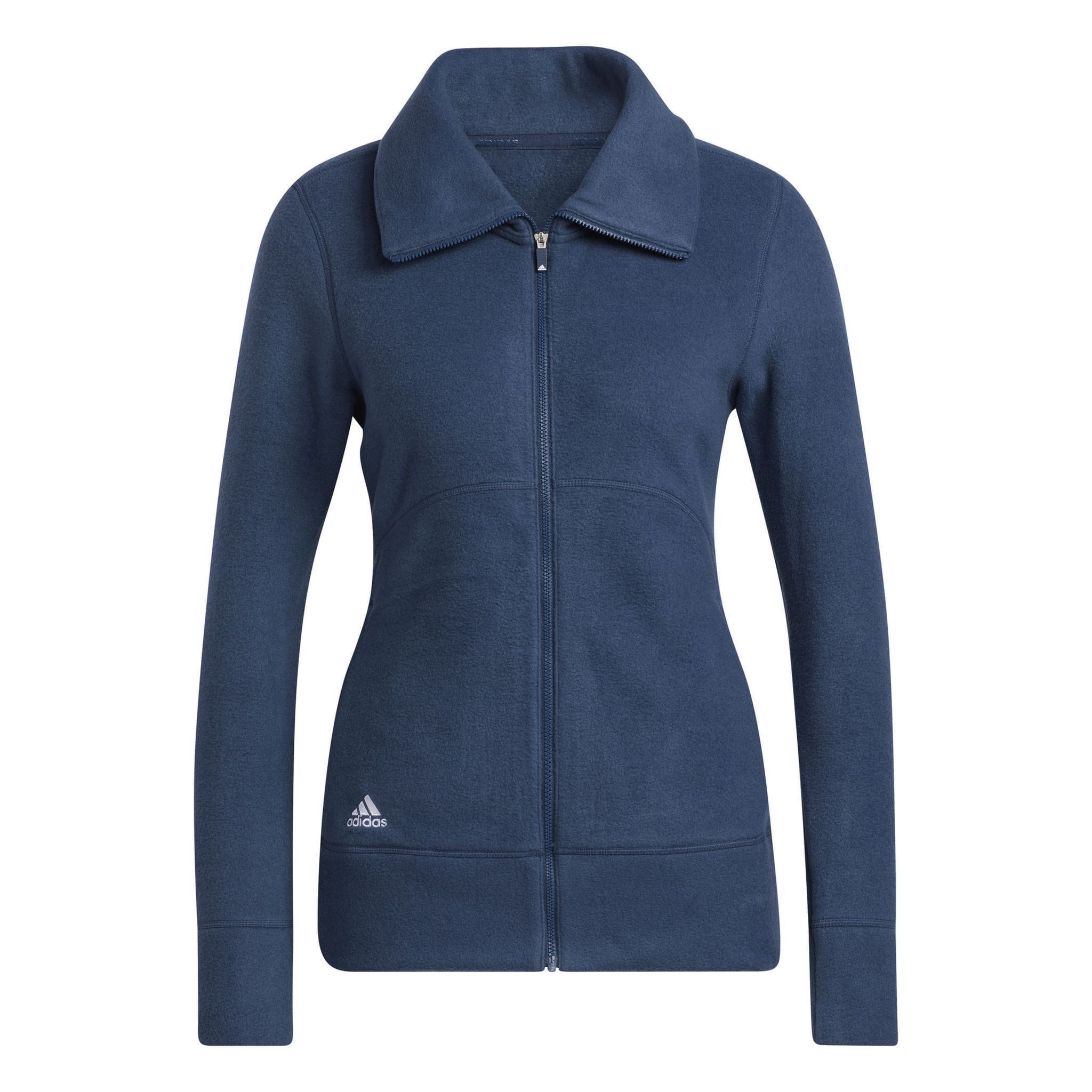 Adidas Full Zip Golf Fleece Jacke Crew Navy Damen Damen