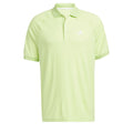 Adidas M Polo Moss Stitch Pulse Lime/Weiß Herren