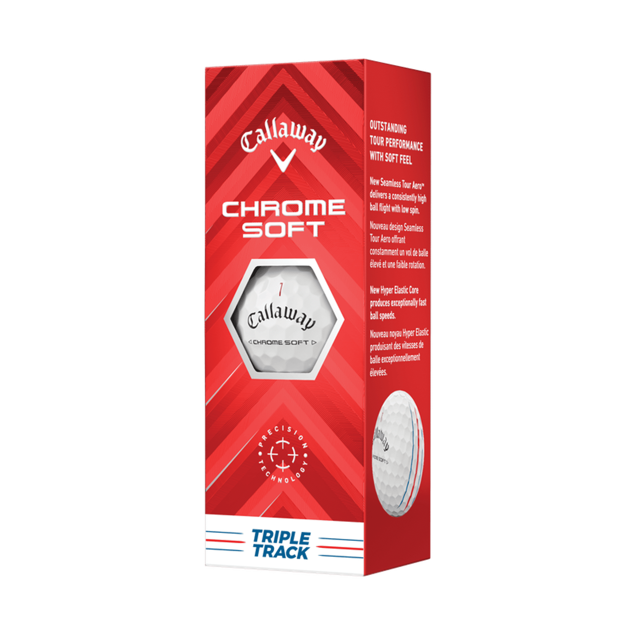 Callaway Chrome Soft Triple Track Golfbälle (2024)