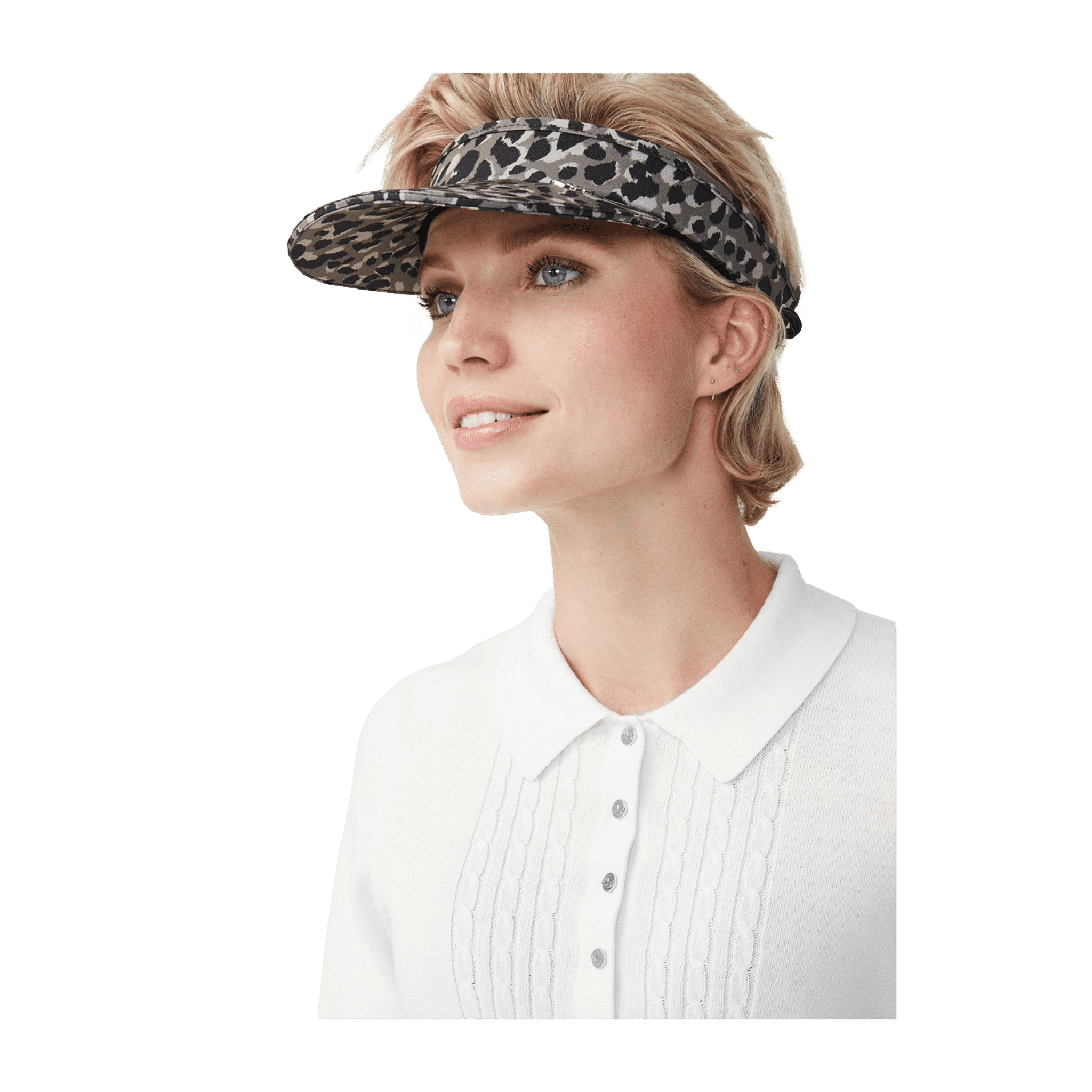 Röhnisch Sun Visor Grey Spot One Size Damen