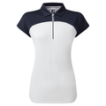 Footjoy Capsleeve Colour Block Poloshirt Damen