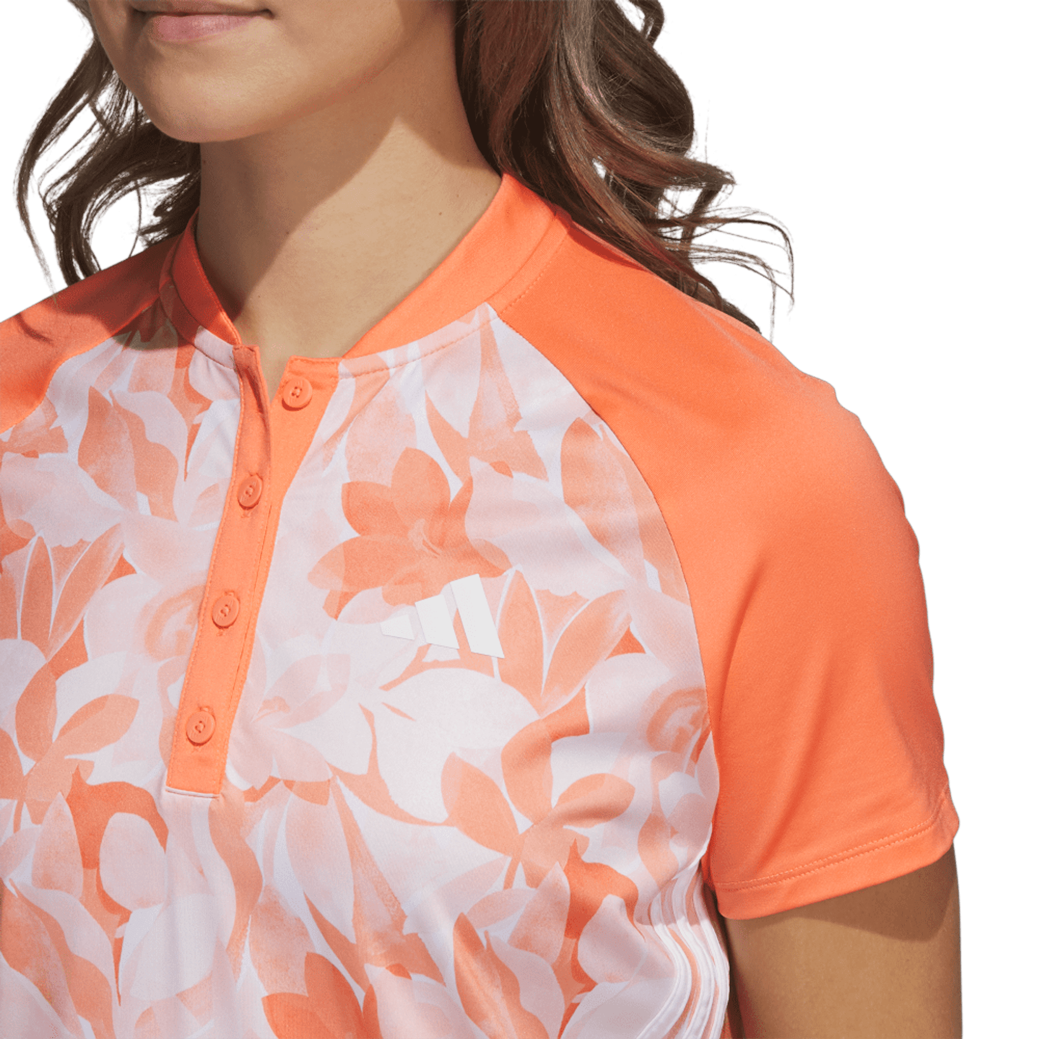 Adidas Floral Poloshirt Damen