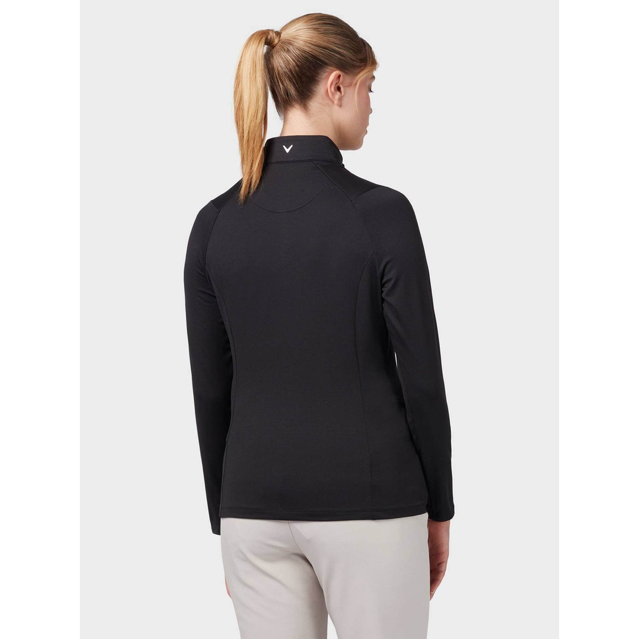 Callaway Thermal LS Fleece Jersey Polo Damen