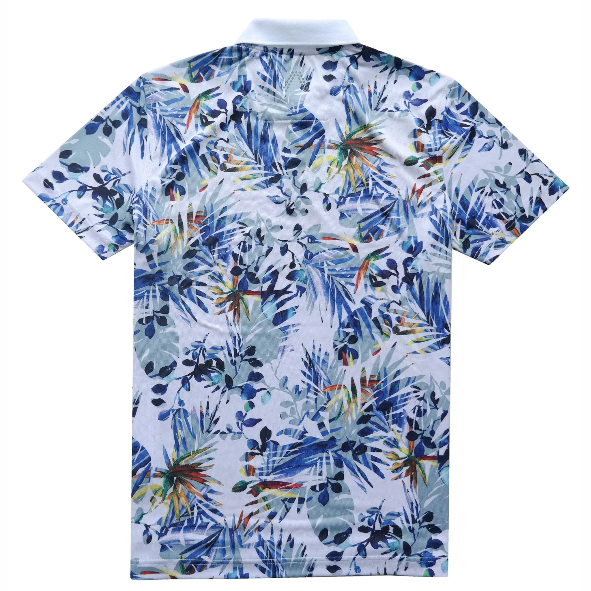 Alberto June Hawaii Print Poloshirt Damen