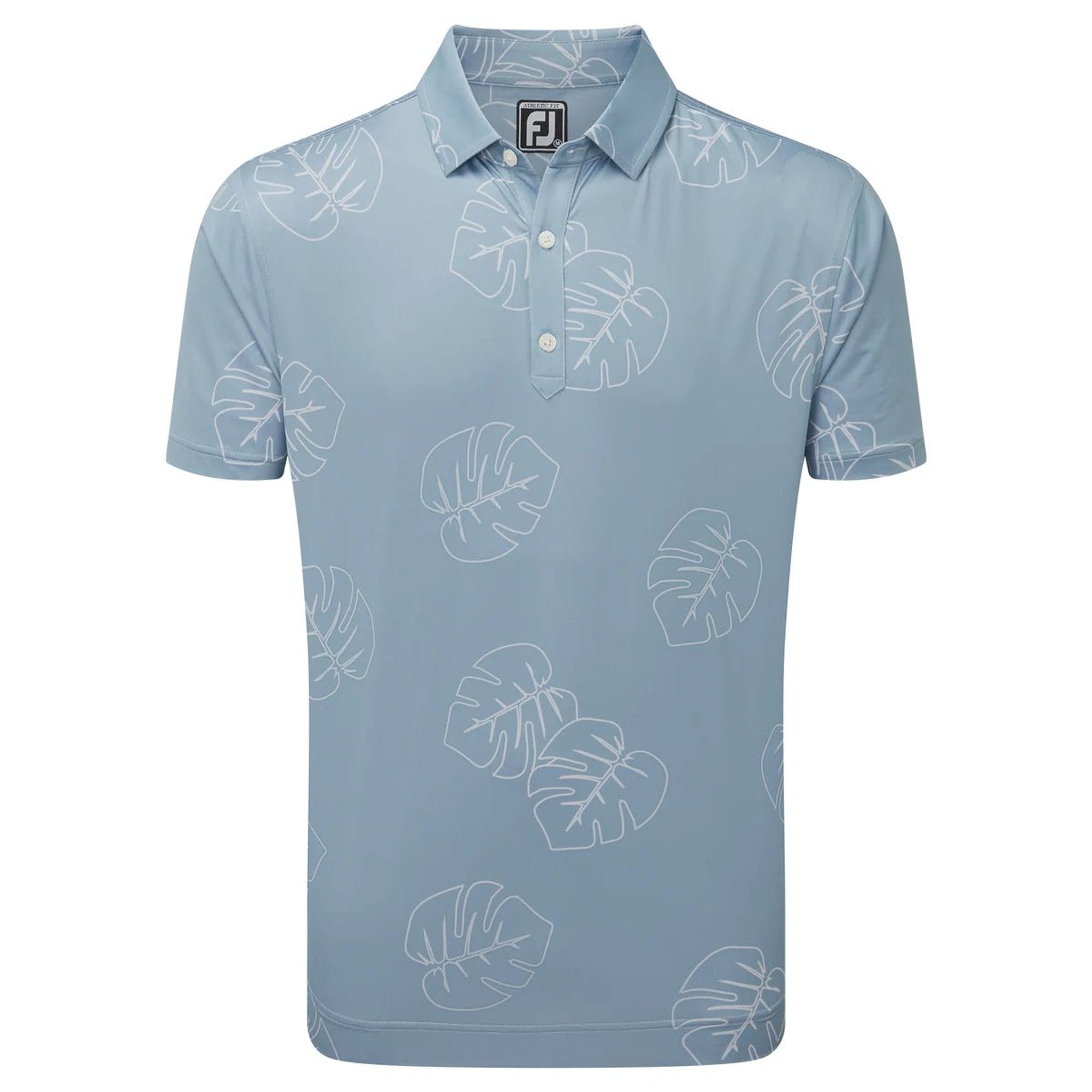 Footjoy Jungle Leave Pique Poloshirt Herren