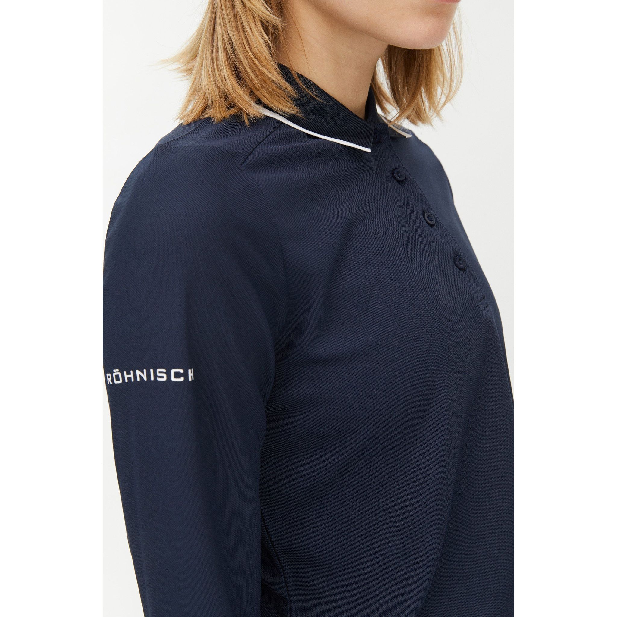 Röhnisch Miriam Langarm-Poloshirt Damen