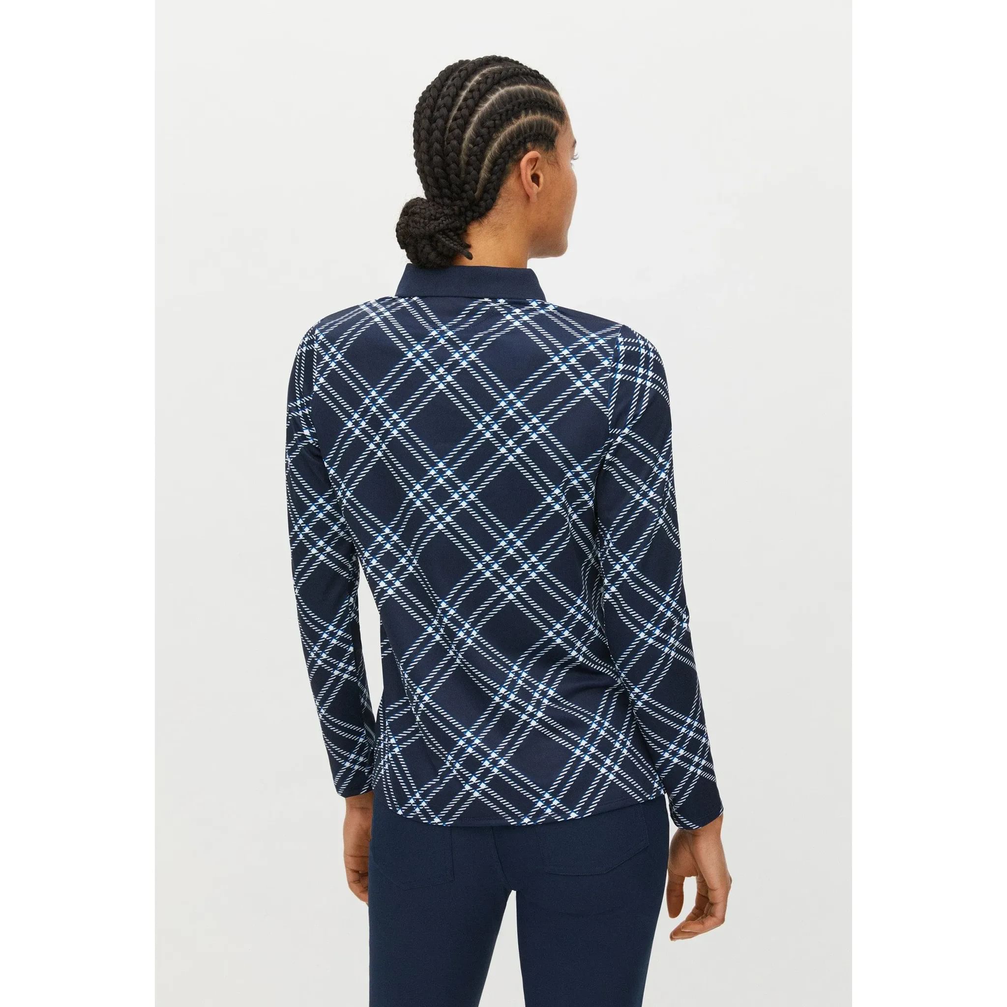 Röhnisch Oversize Check Poloshirt Damen