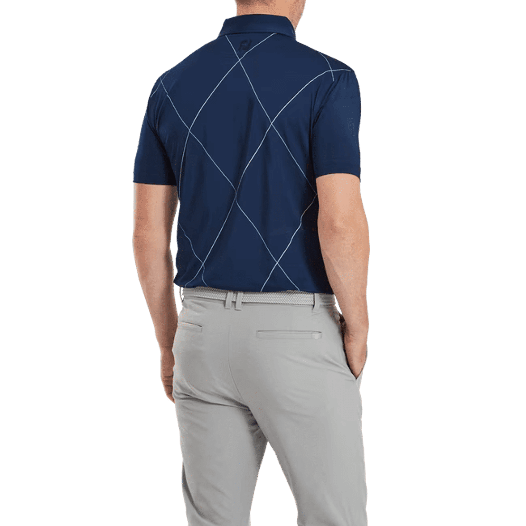 Footjoy Raker Print Lisle Poloshirt Herren