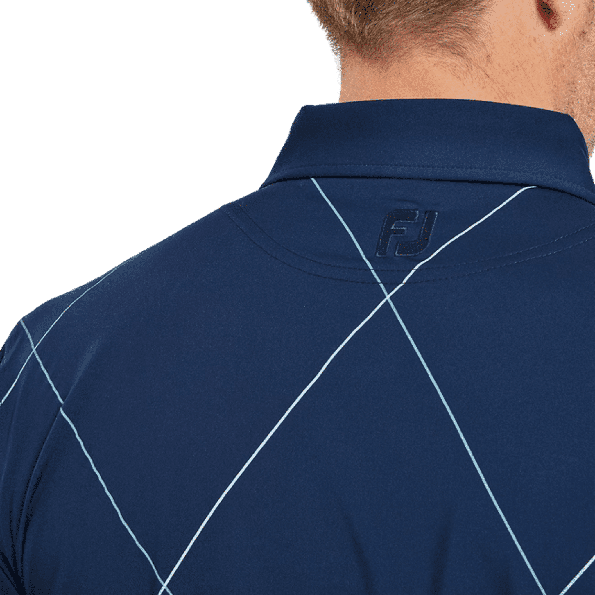 Footjoy Raker Print Lisle Poloshirt Herren