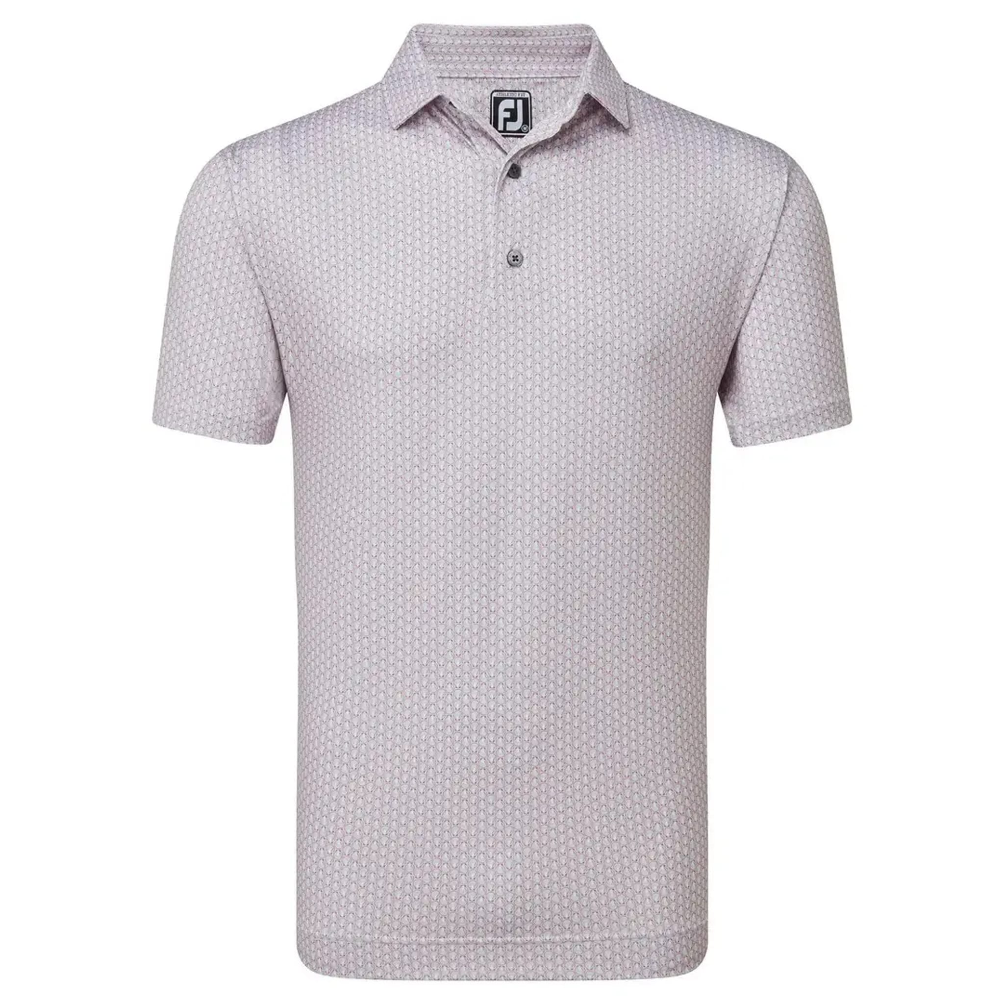 Footjoy Shell Foulard Lisle Poloshirt Herren