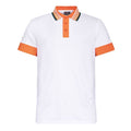 Cross Sportswear Stripe Vermillion Poloshirt Herren