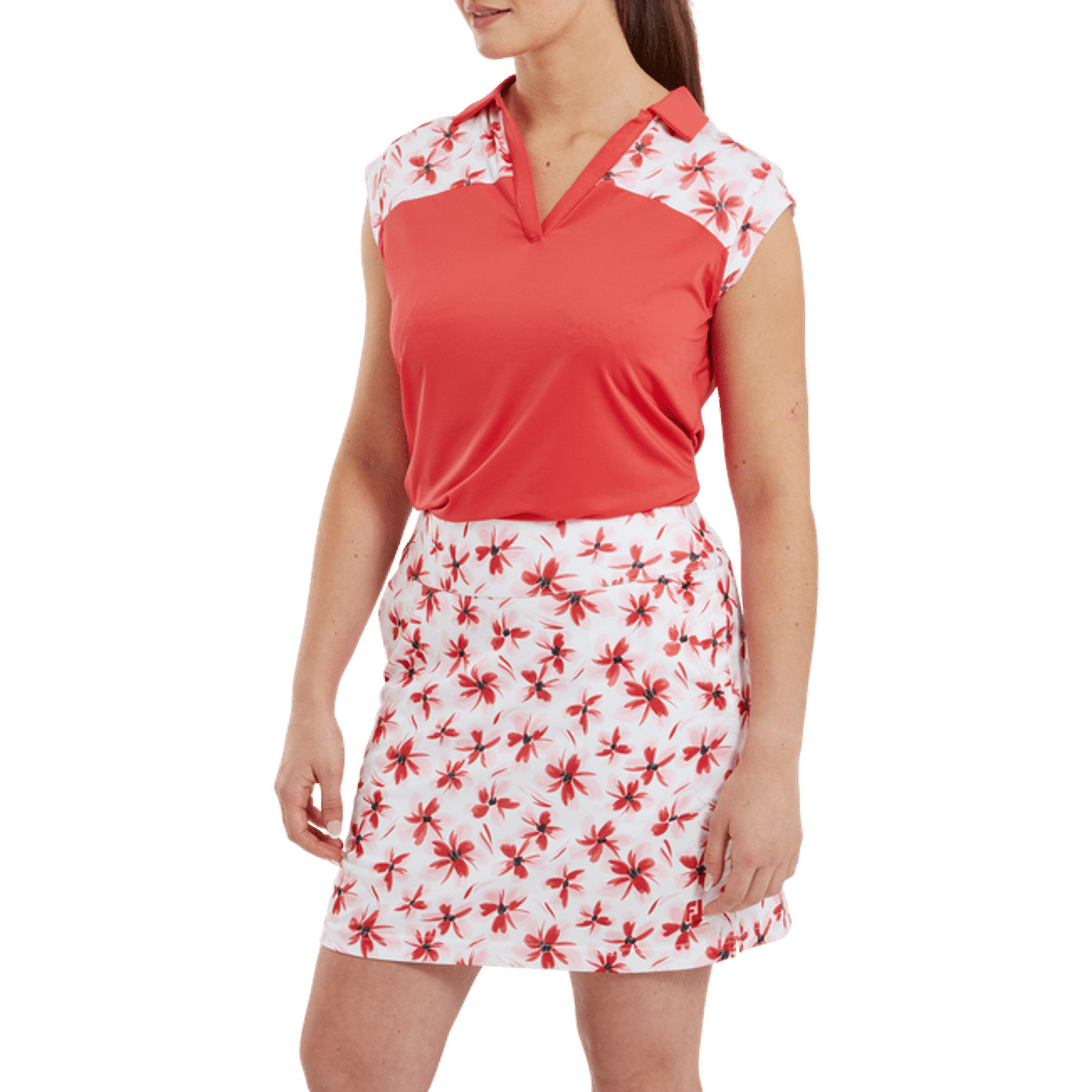 Footjoy Floral Print Knit Skort Damen