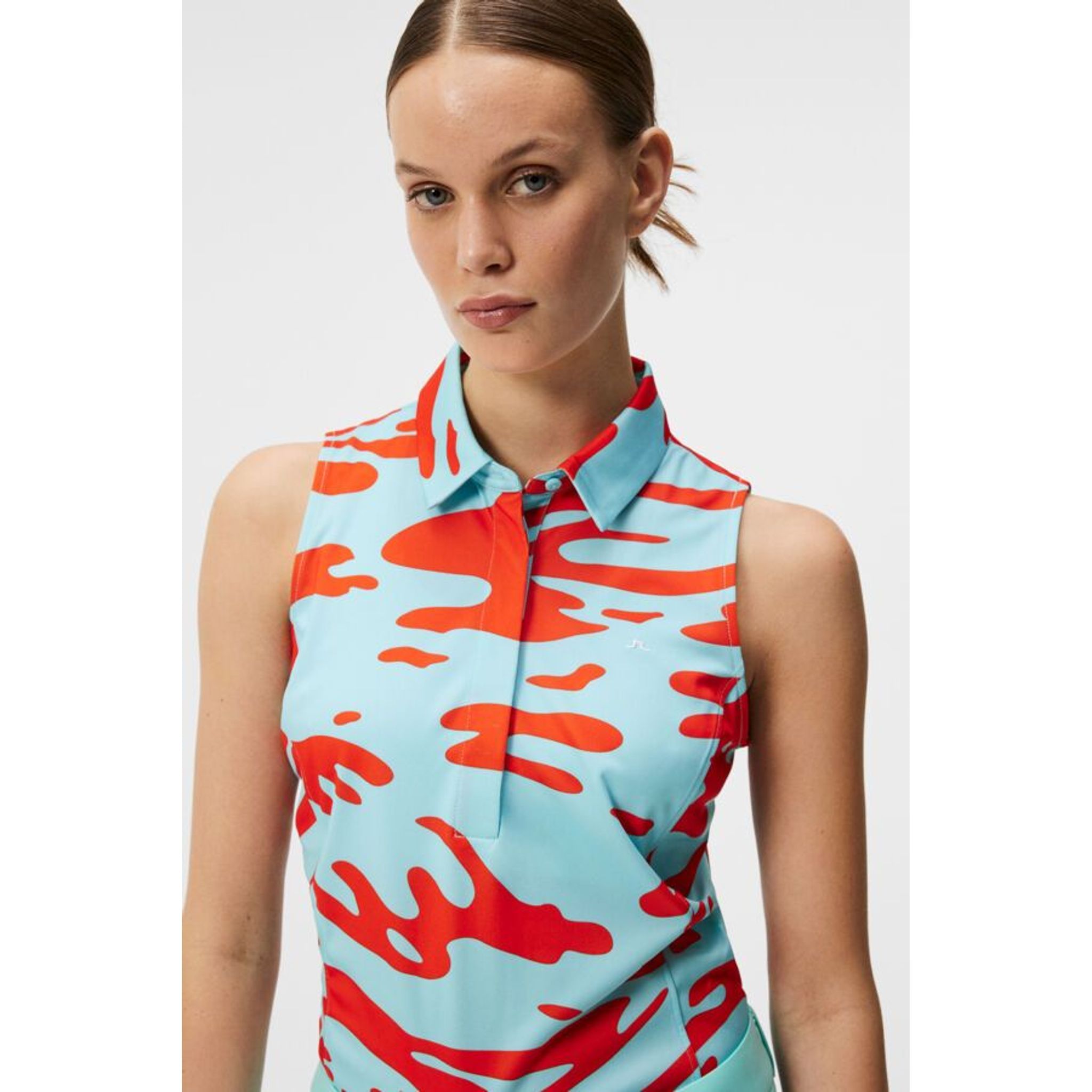 J. Lindeberg Dena Print Sleeveless Top Damen