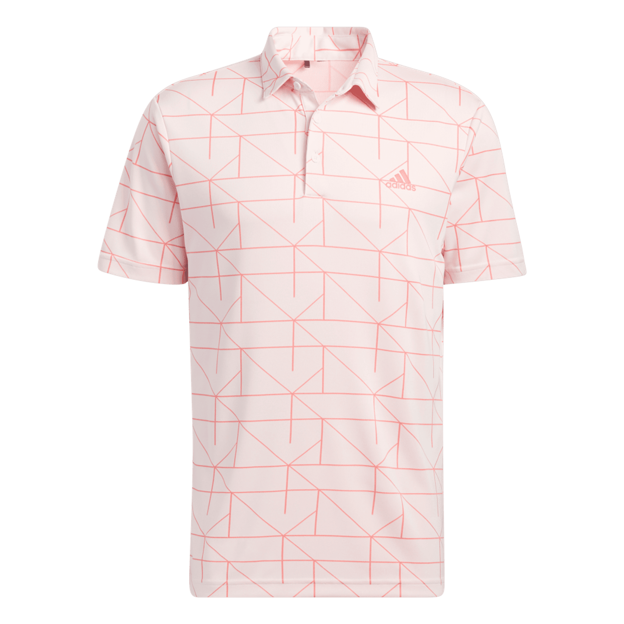 Adidas Jacquard Golfpolo Herren