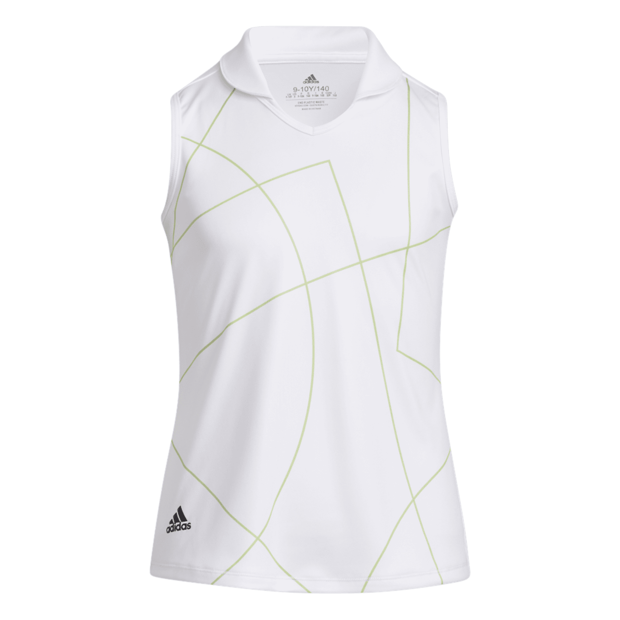 Adidas Girls Sleeveless Golfpolo