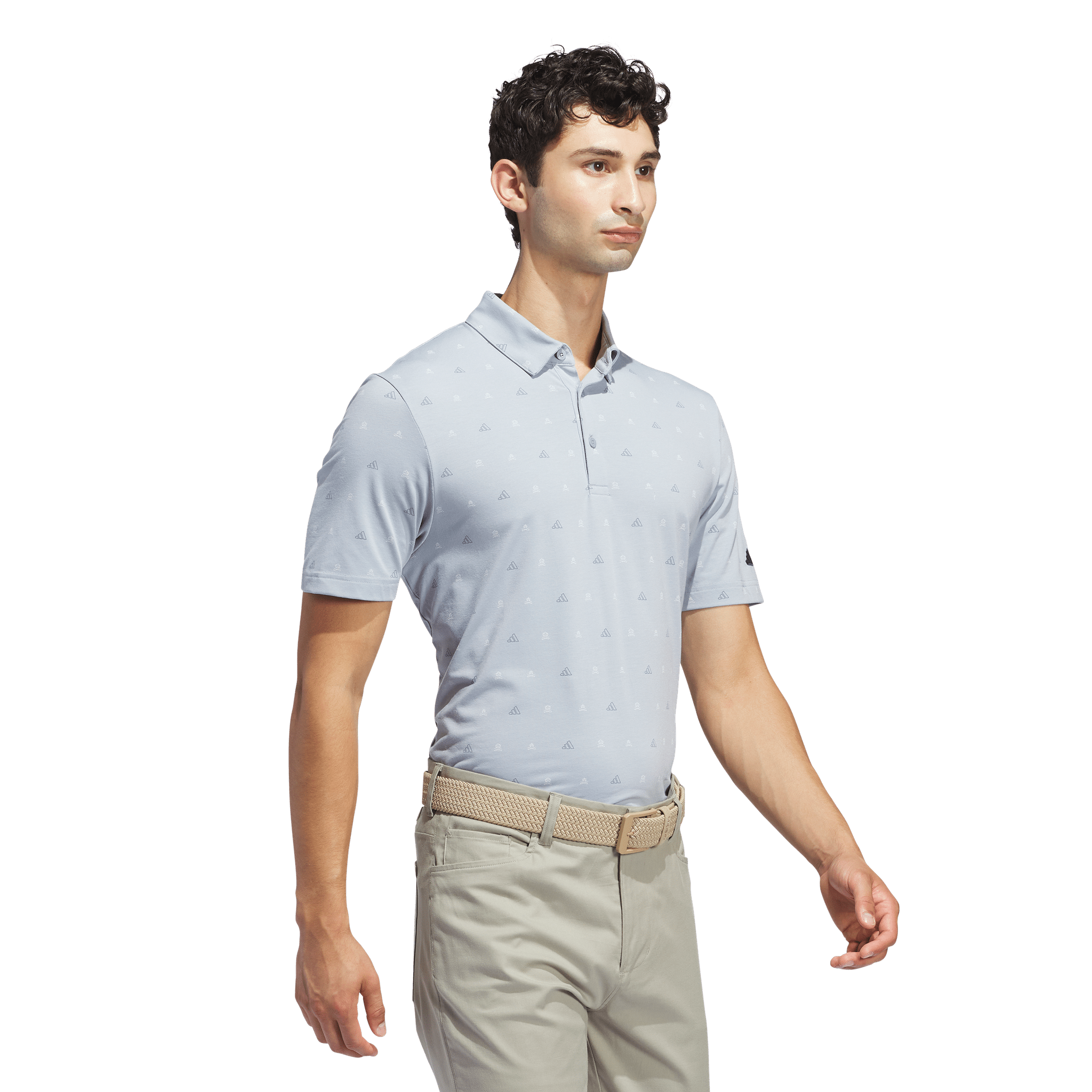 Adidas Go-To Print Polo Shirt Herren