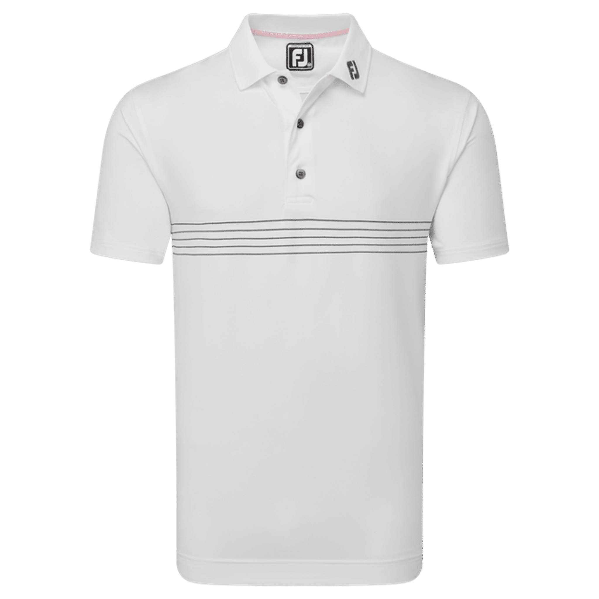 Footjoy Engineered Pinstripe Lisle Poloshirt Herren