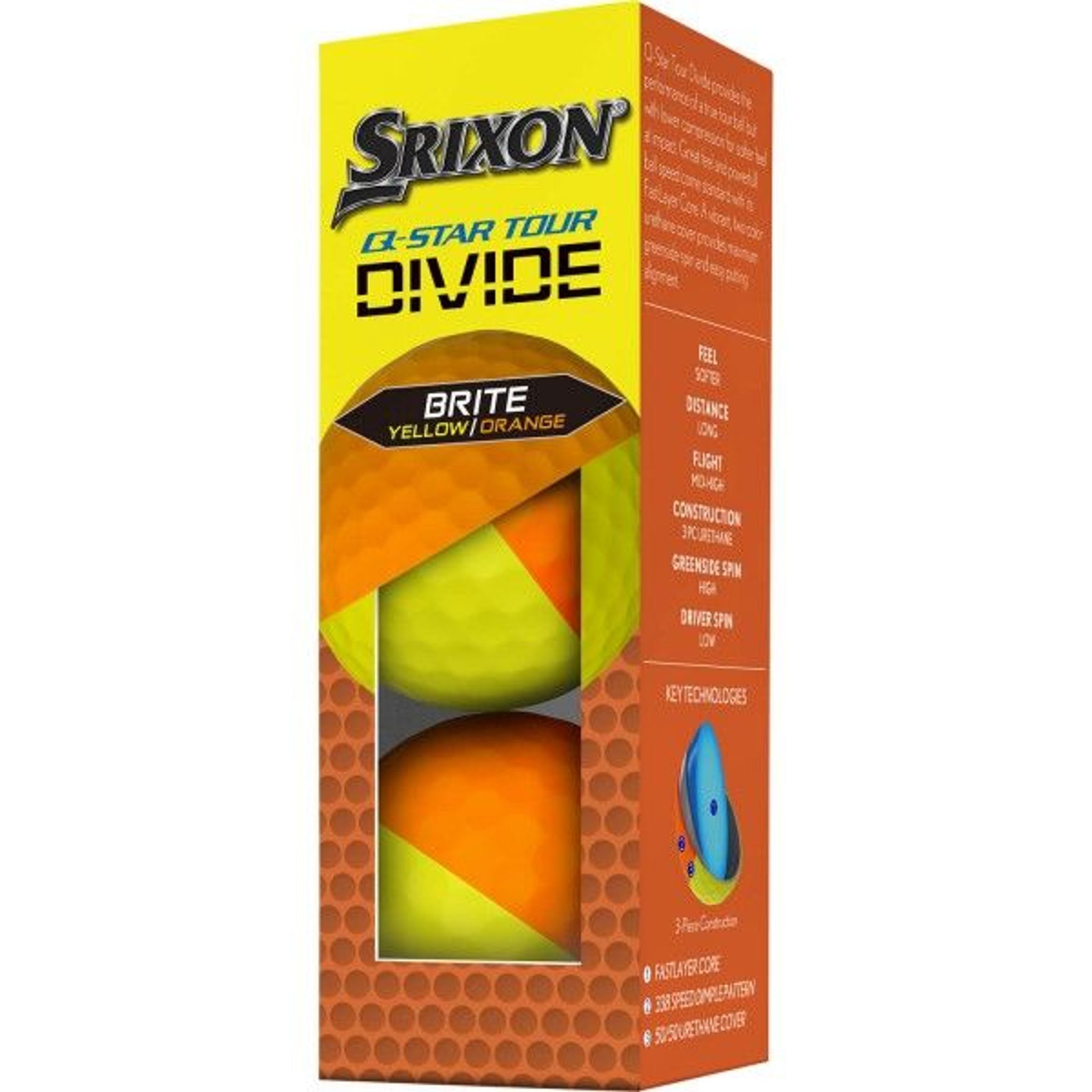 Srixon Q-Star Tour Divide 2 Golfbälle