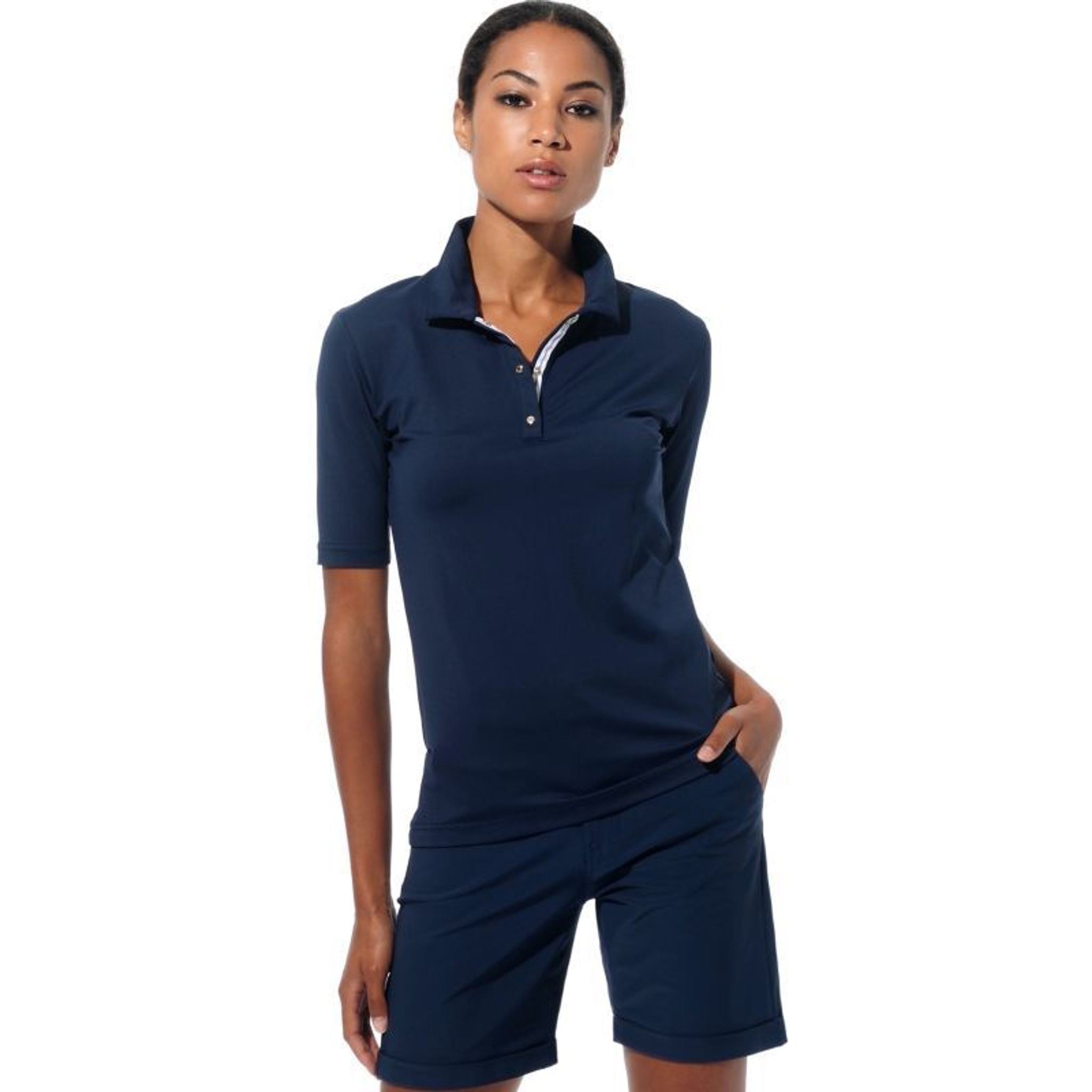 MDC Sportwear W Polo SL Merlyn Navy Damen