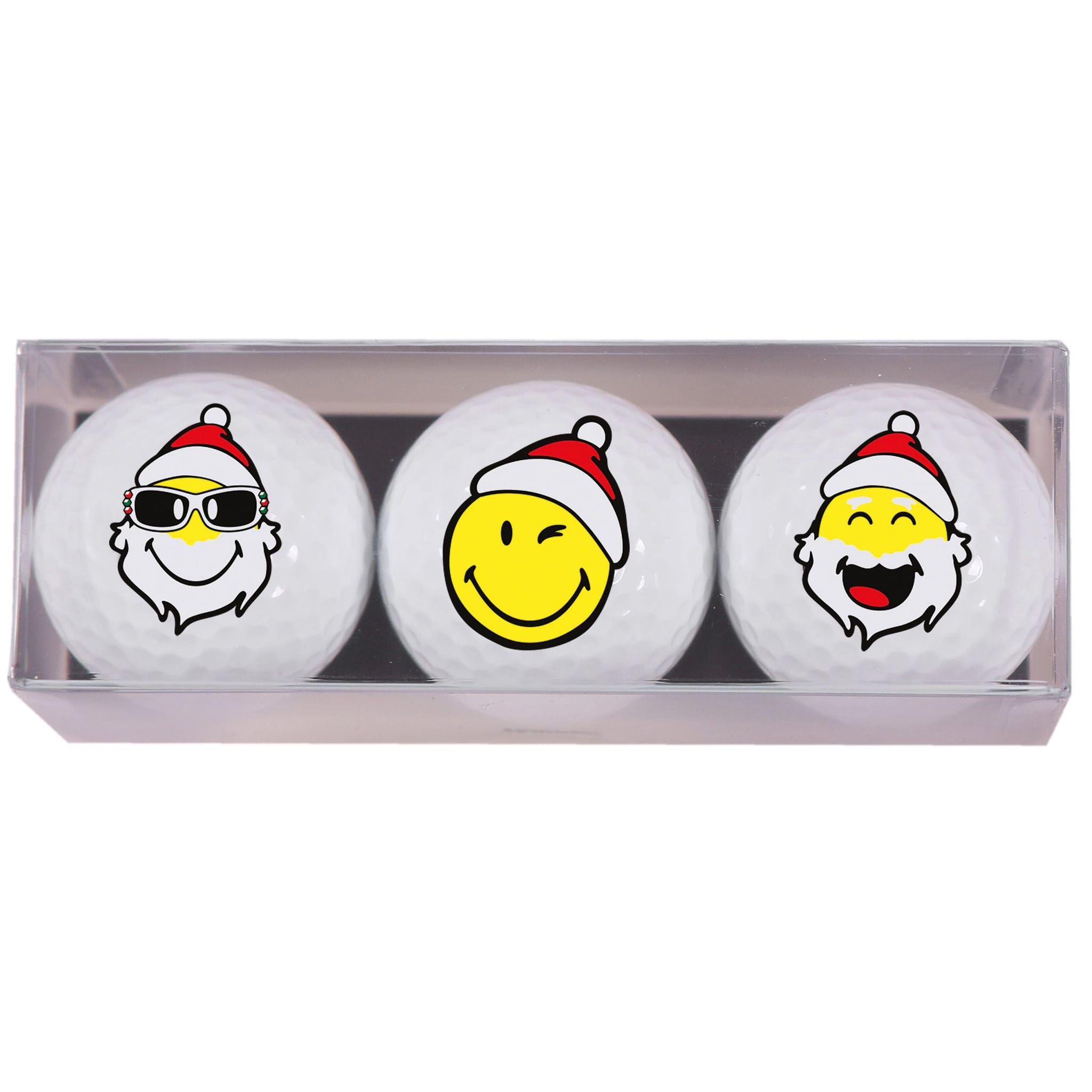 Sportiques Golfgeschenke Smiley X-Mas (3 Bälle) X1