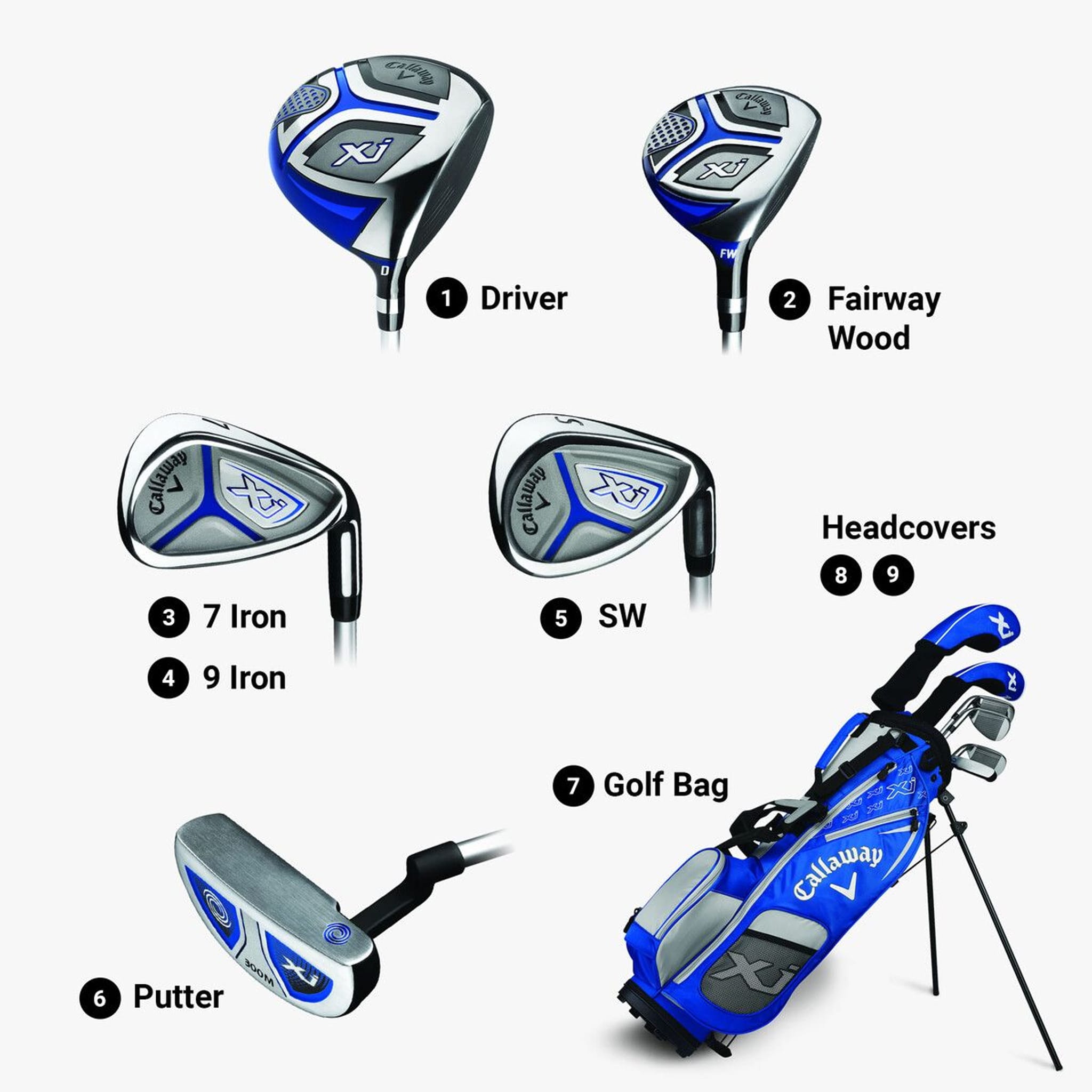 Callaway XJ Komplettset Boys